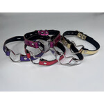 Kookie INTL Honey Leather Buckle Heart Collar - S/M