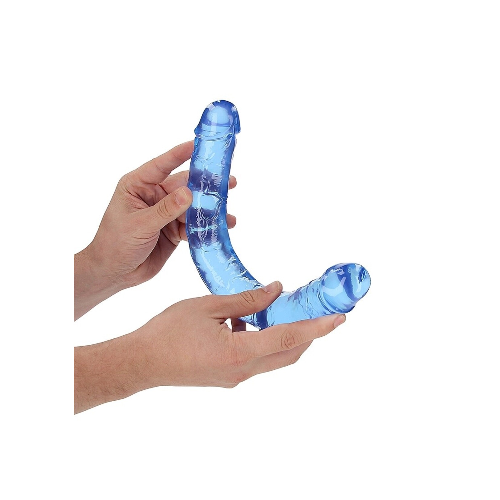 Shots RealRock RealRock Crystal Clear Double Dong