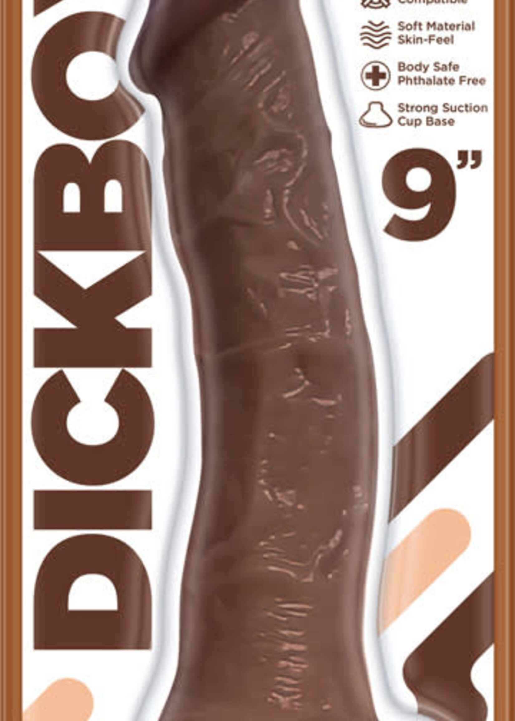 HOTT PRODUCTS Dickboy Skins Dildo Caramel Lovers 9"