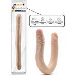 Blush Novelties Dr. Skin Plus 16.5" Posable Double Dong Beige