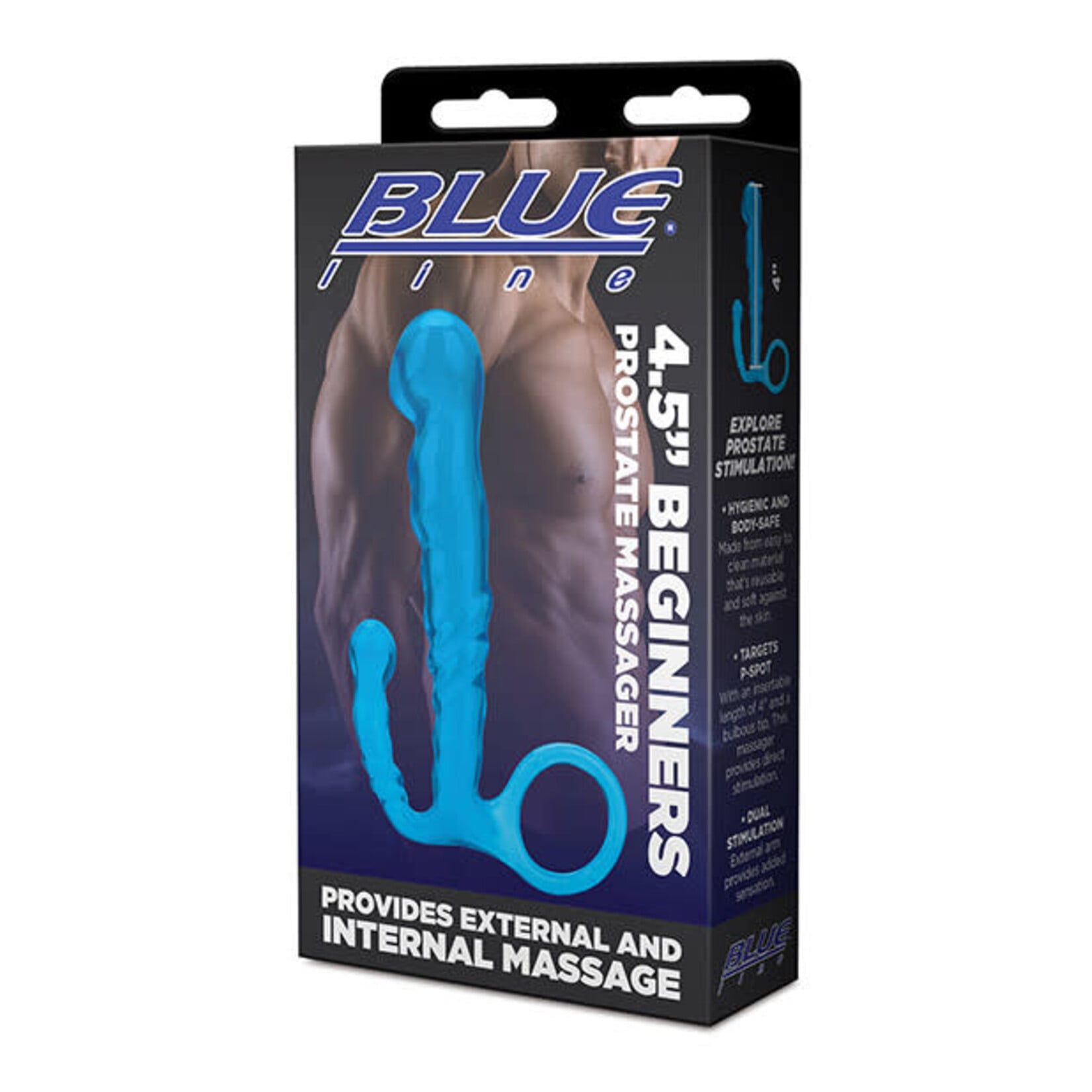 Blue Line Men 4.5" Beginners Prostate Massager