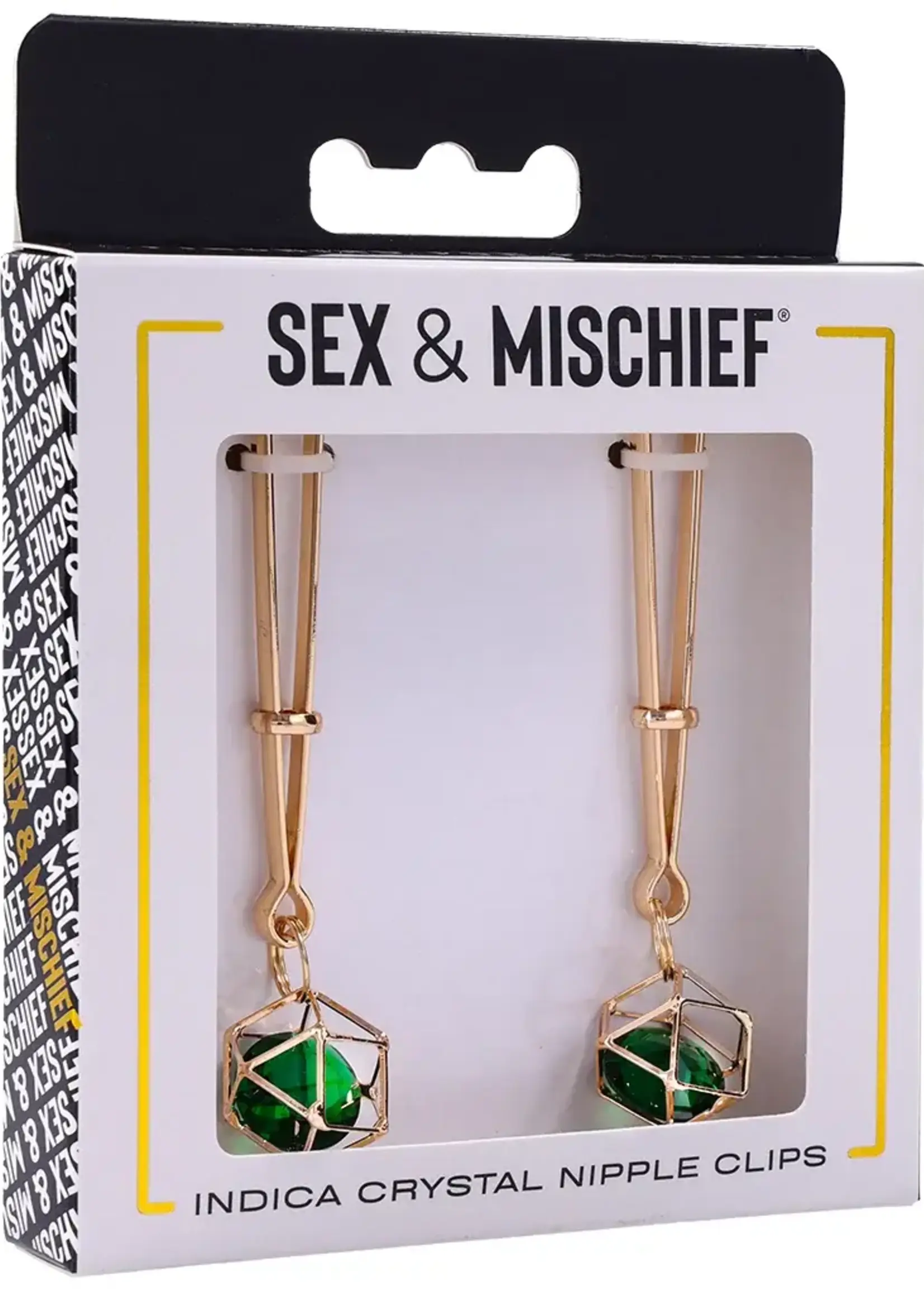 Sportsheets Indica Crystal Nipple Clips