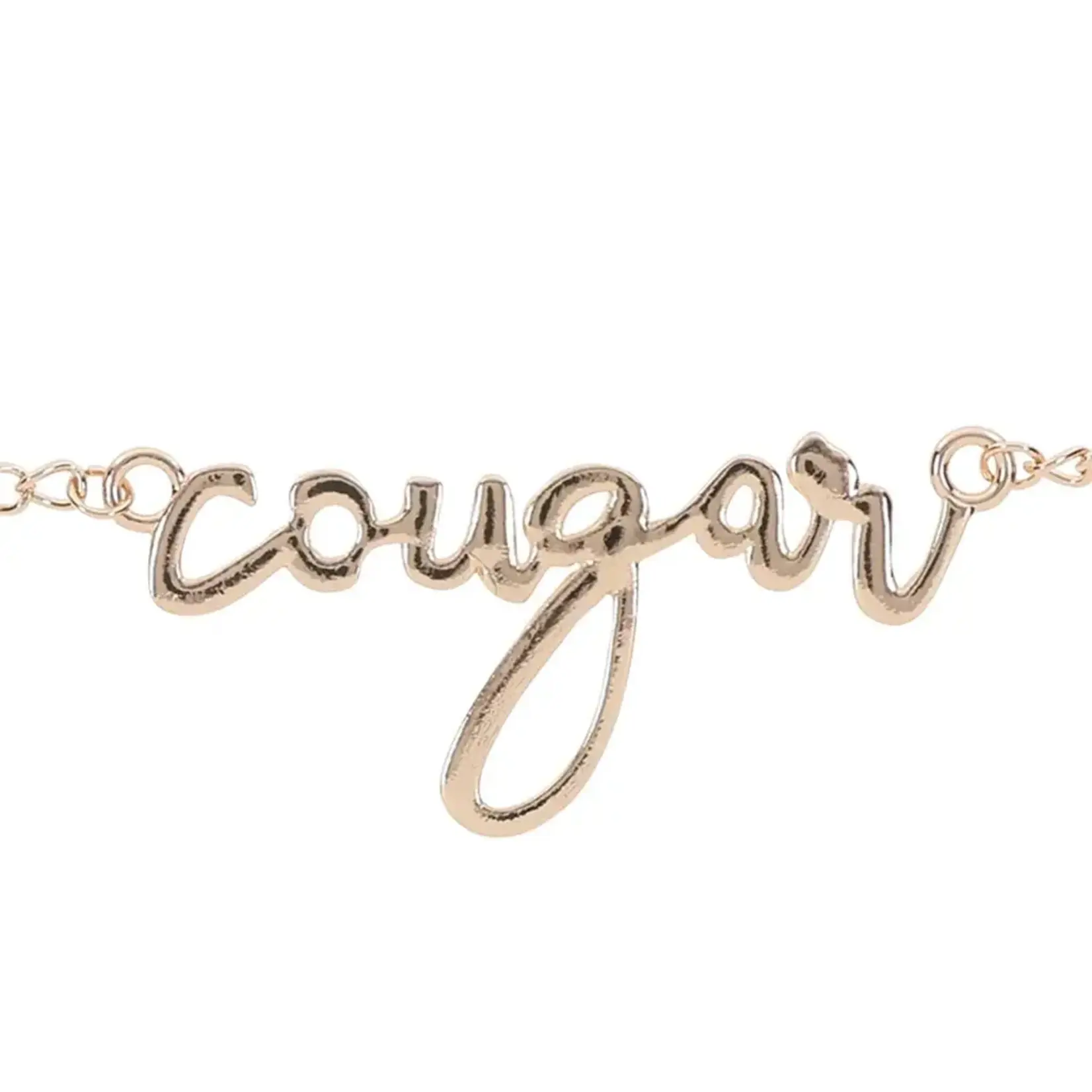 Sportsheets Sex & Mischief Cougar Nipple Clamps - Navy/Gold