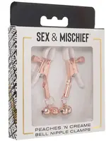 Sportsheets Peaches 'N CreaMe Bell Nipple Clamps