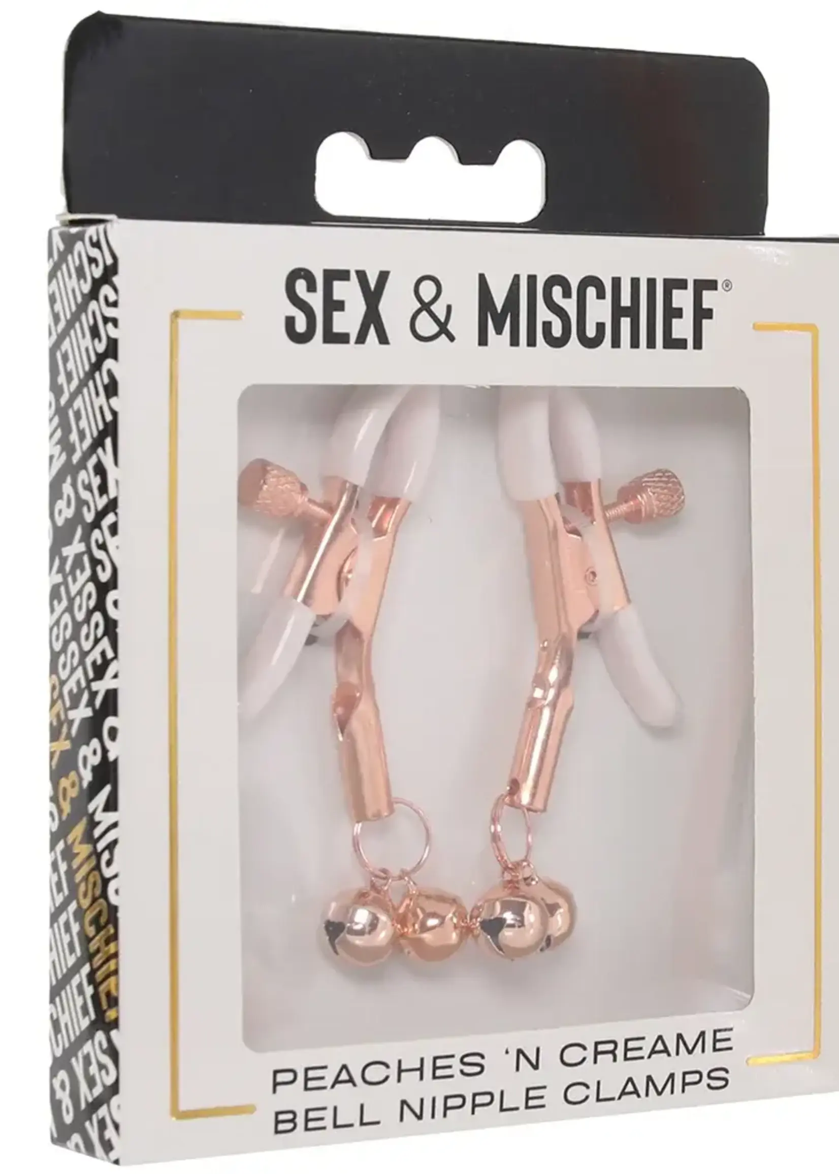 Sportsheets Peaches 'N CreaMe Bell Nipple Clamps