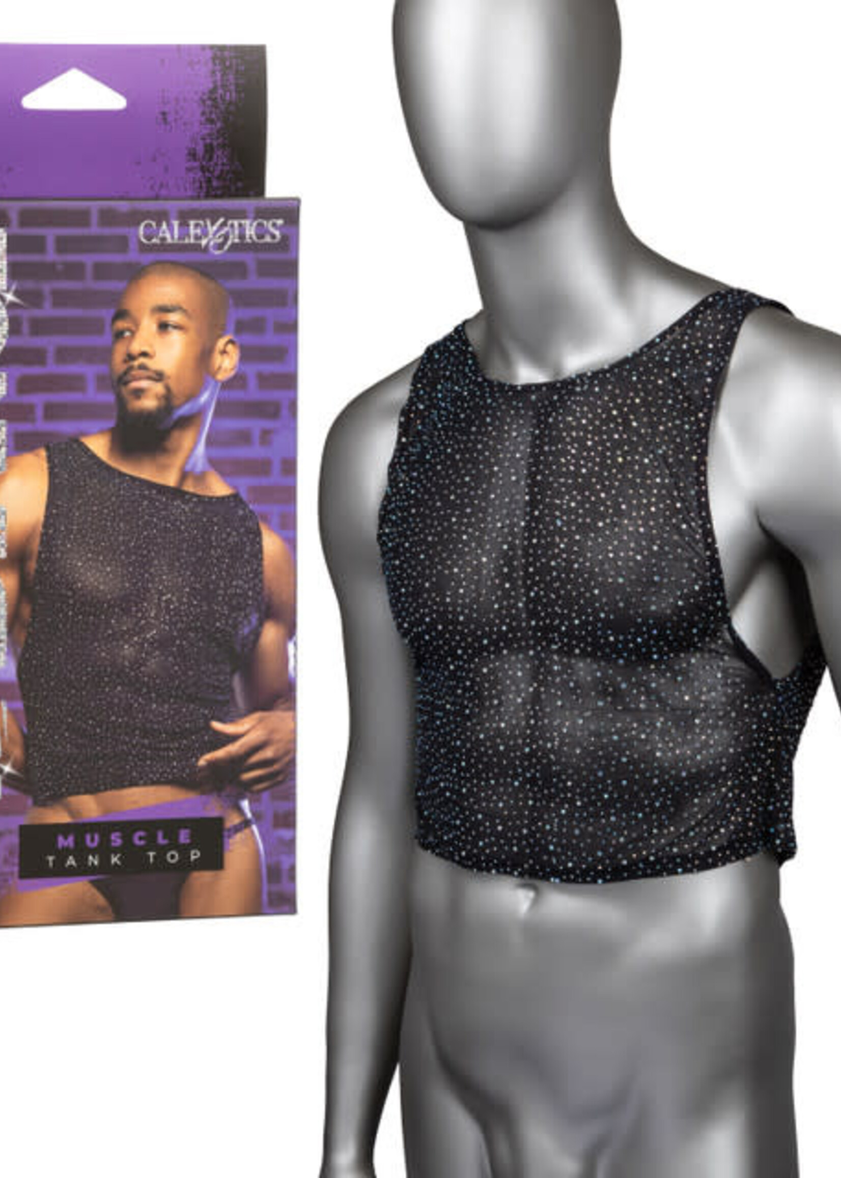 Calexotics Radiance Muscle Tank Top - Black