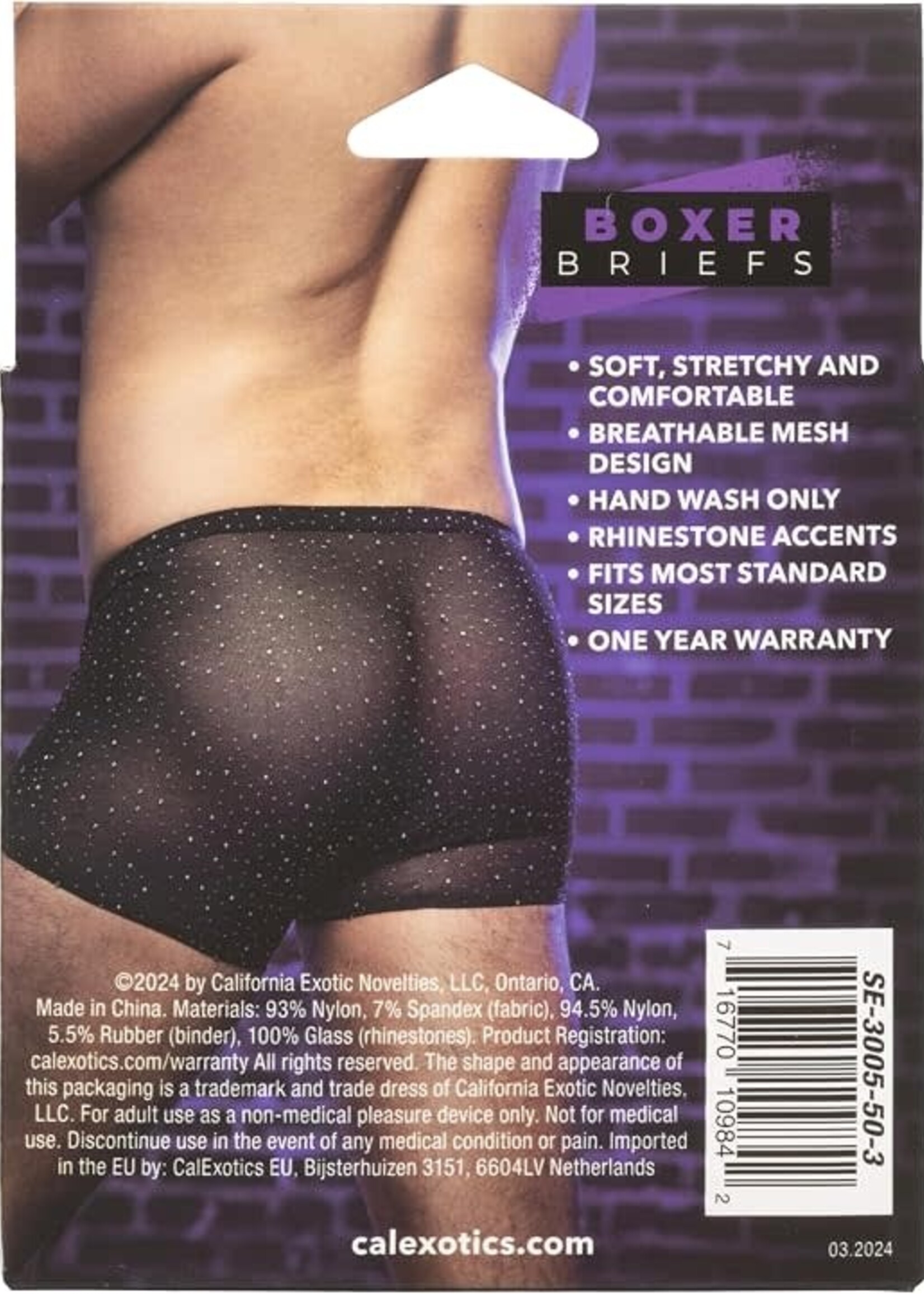 Calexotics Radiance Boxer Briefs - Black