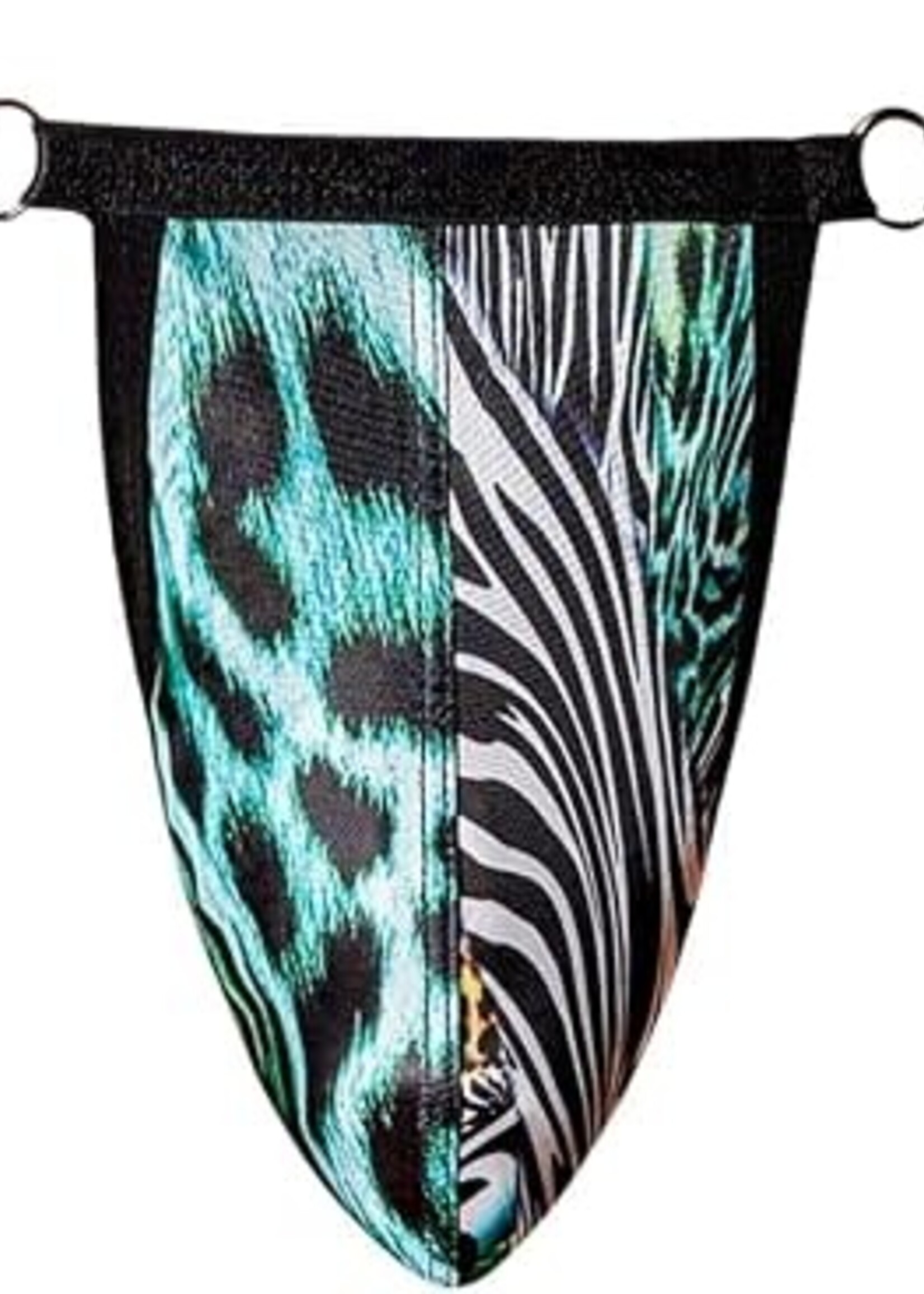 Male Power Go Wild! Adjustable G-String Multi Animal One Size