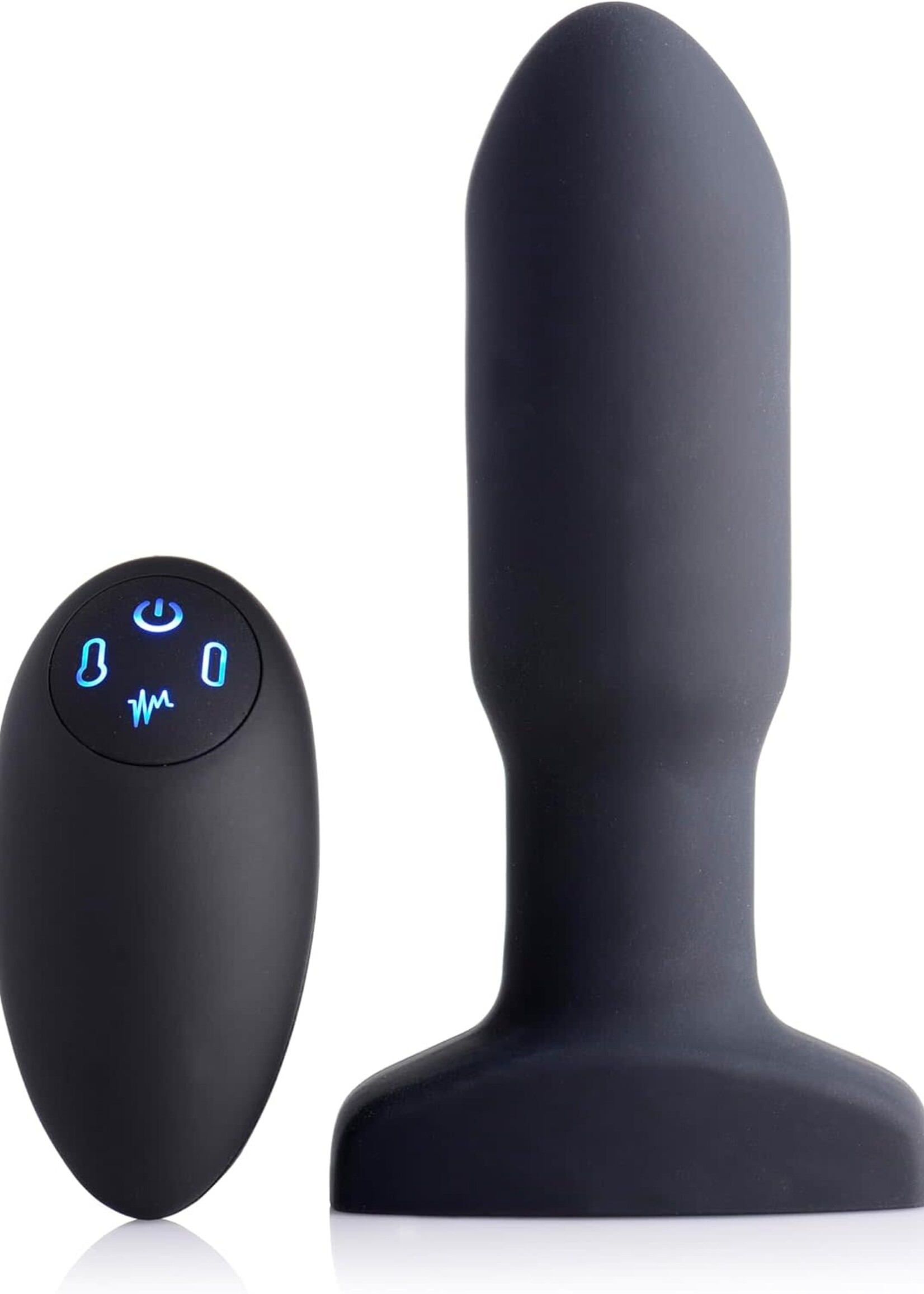 XR Brands Swell Swell Worlds First Remote Control Inflatable 10X Vibrating Missile Silicone Anal Plug