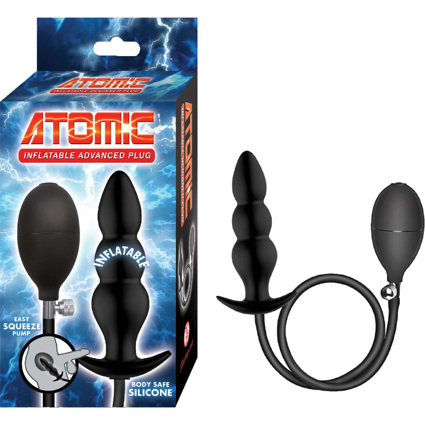 NassToys Atomic Inflatable Advanced Plug Black
