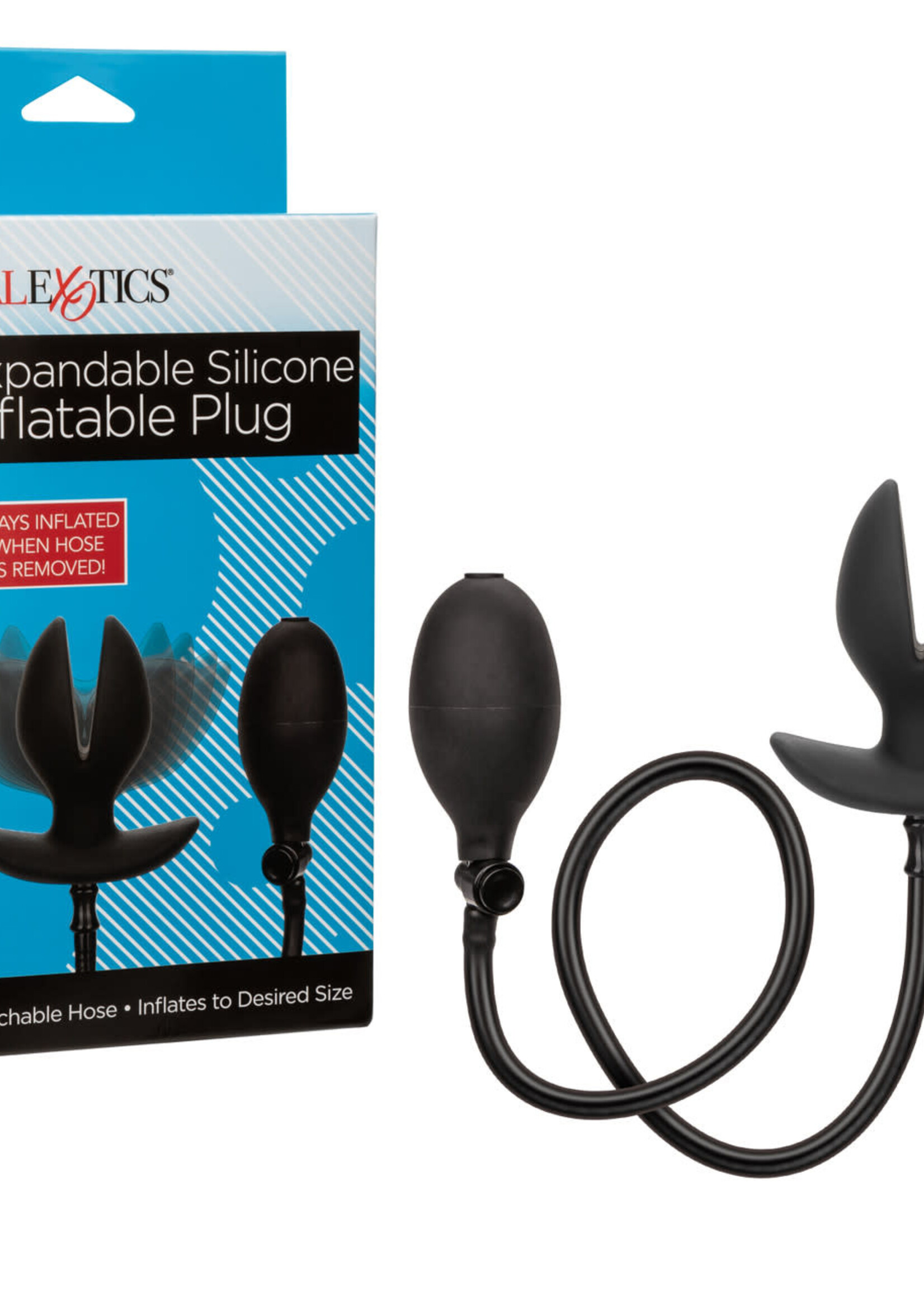 Calexotics Expandable Silicone Inflatable Anal Plug