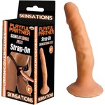 NassToys Skinsations Playful Partner Strap On Dildo With Harness 6"