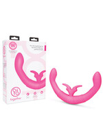 Together Toys Together Toy Silicone Rechargeable Echo Function Vibrator for Couples - Pink