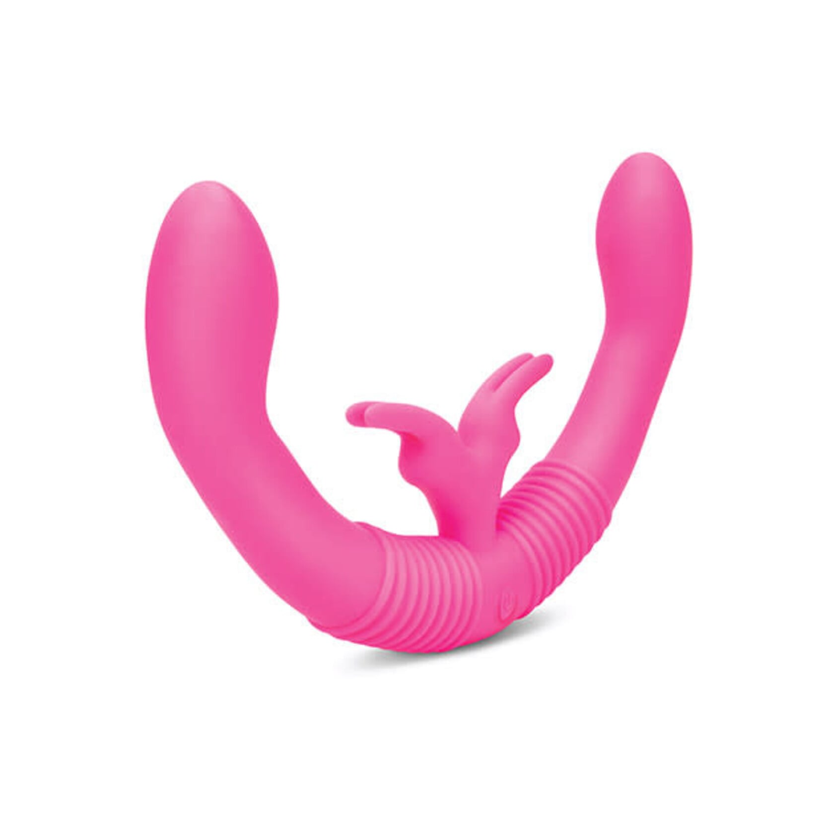 Together Toys Together Toy Silicone Rechargeable Echo Function Vibrator for Couples - Pink