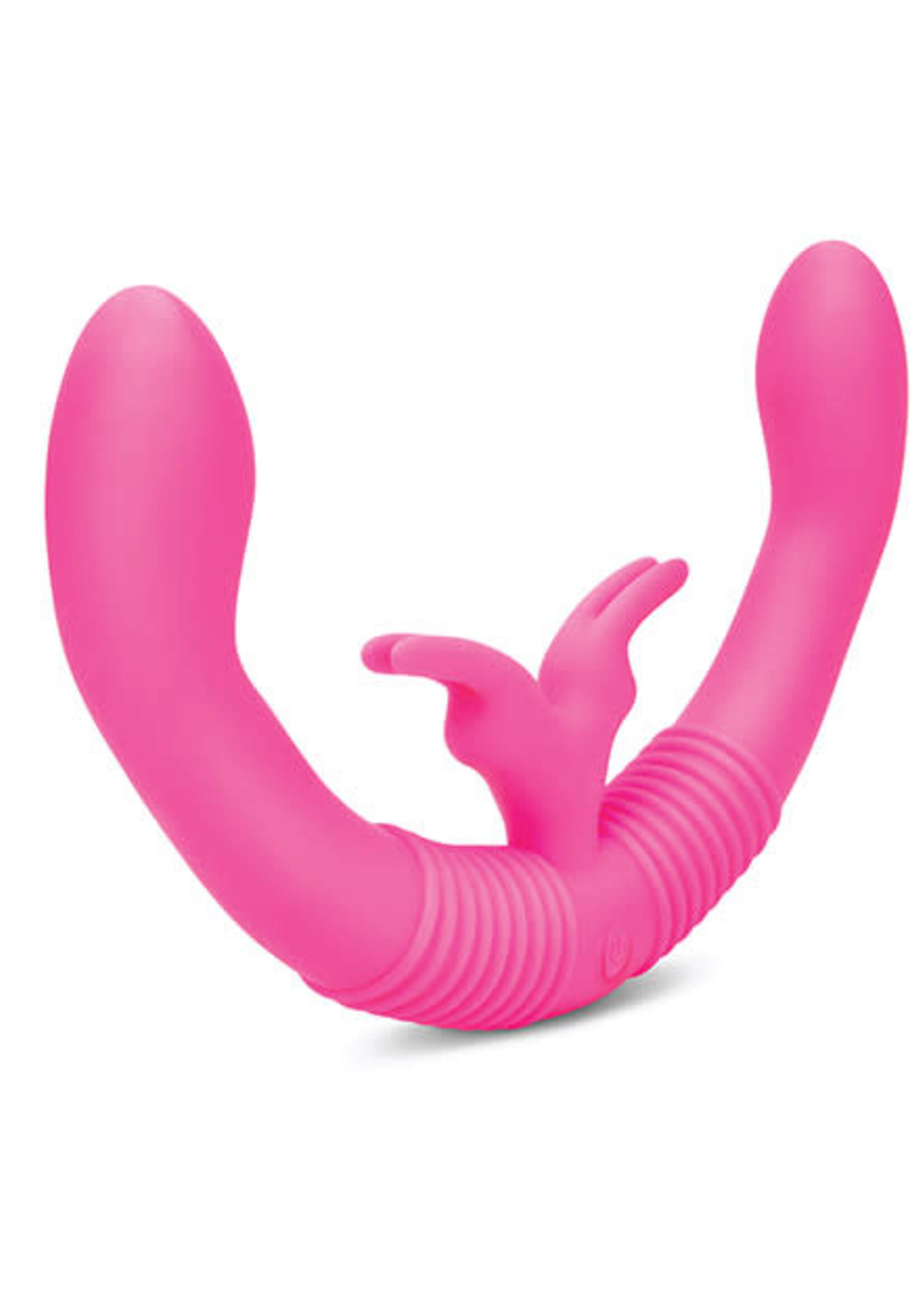 Together Toys Together Toy Silicone Rechargeable Echo Function Vibrator for Couples - Pink
