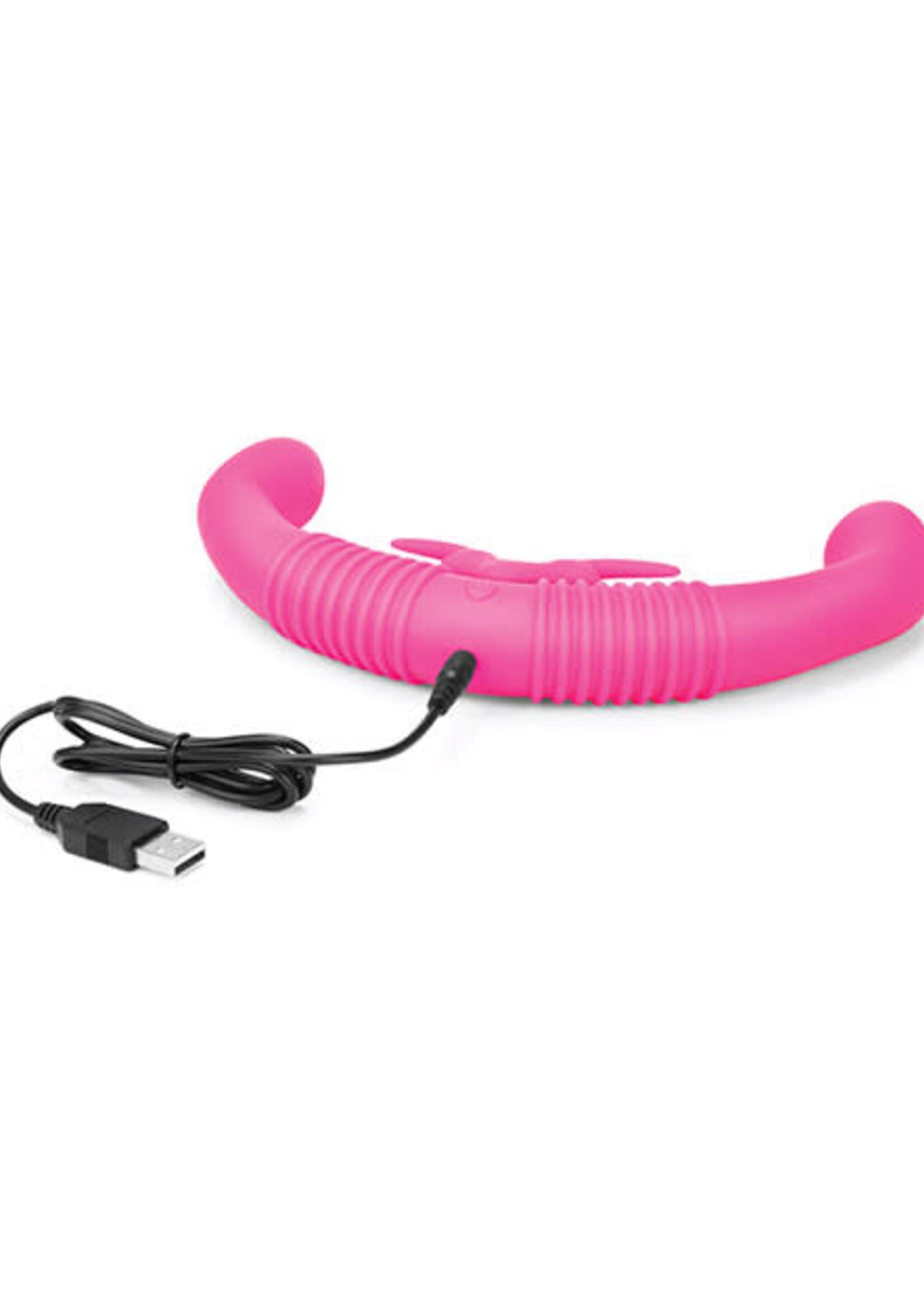 Together Toys Together Toy Silicone Rechargeable Echo Function Vibrator for Couples - Pink