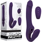 Evolved Novelties Evolved 2 Become 1 Strapless Strap On - Purple