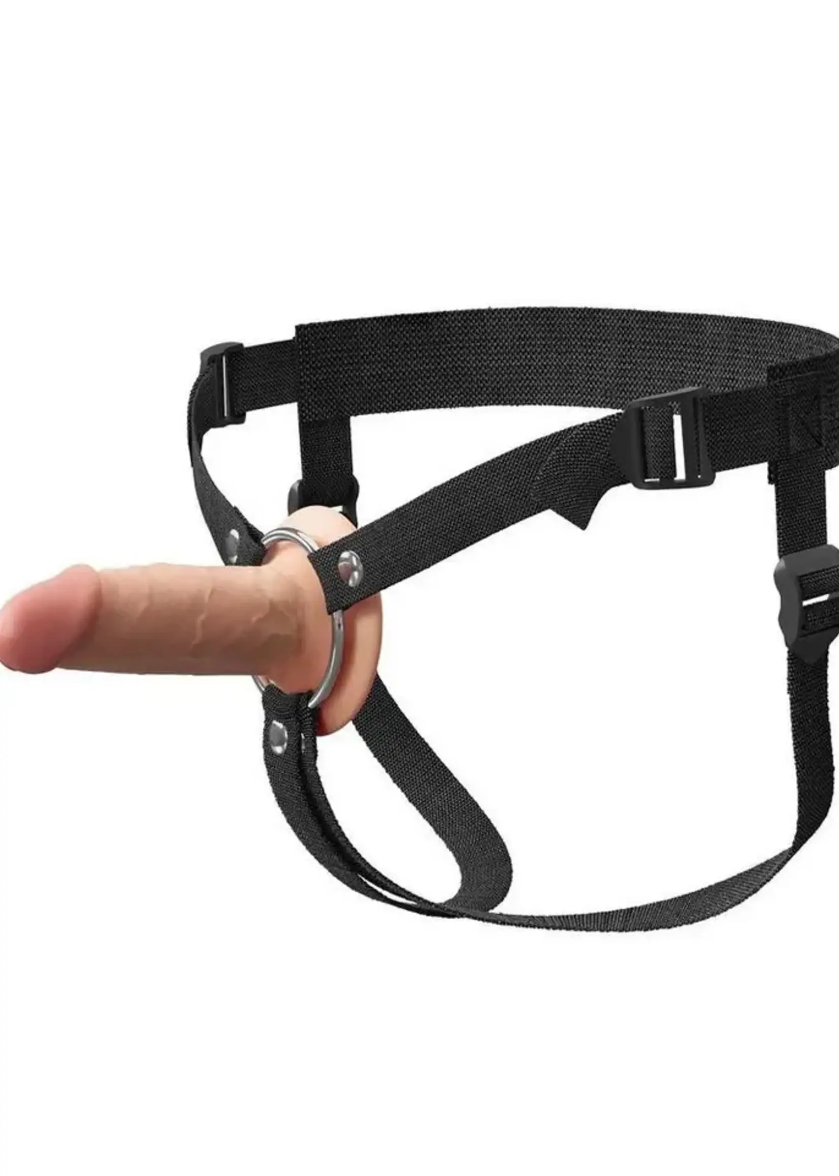 Pipedream Fantasy X-Tensions Elite Silicone Dual Density Hollow Strap-On 5in