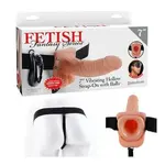 Pipedream Fetish Fantasy Series 7" Vibrating Hollow Strap-On with Balls