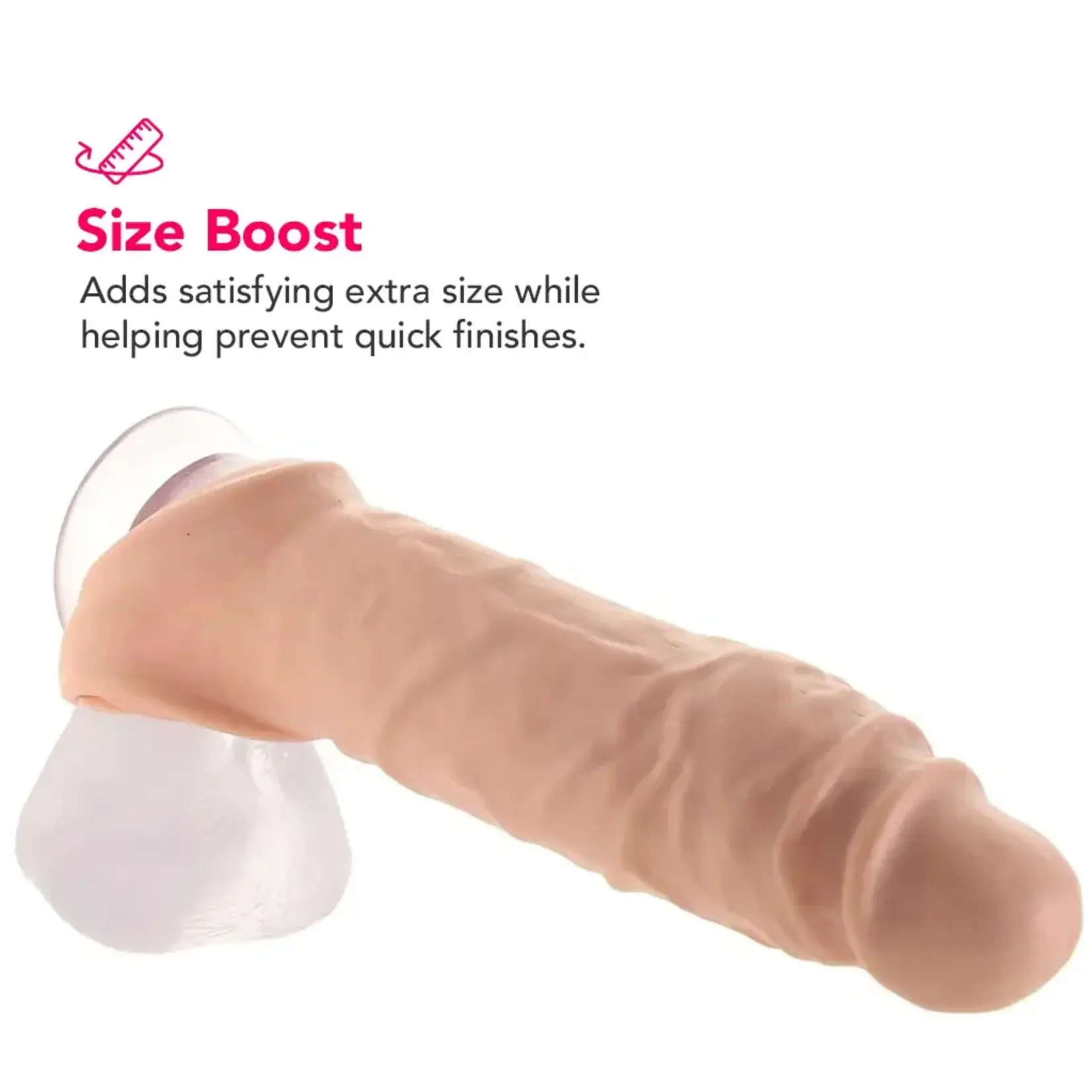 Shots RealRock Realrock Penis Sleeve 9"