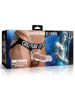 XR Brands Creature Cocks Creature Cocks King Kraken Hollow Strap-On w/Harness