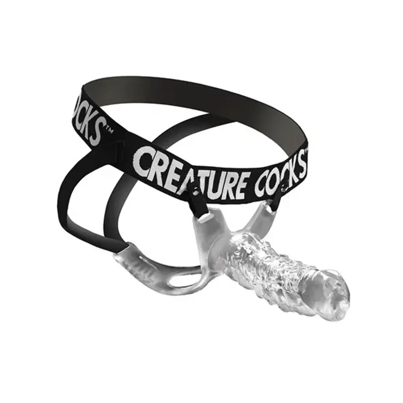 XR Brands Creature Cocks Creature Cocks King Kraken Hollow Strap-On w/Harness