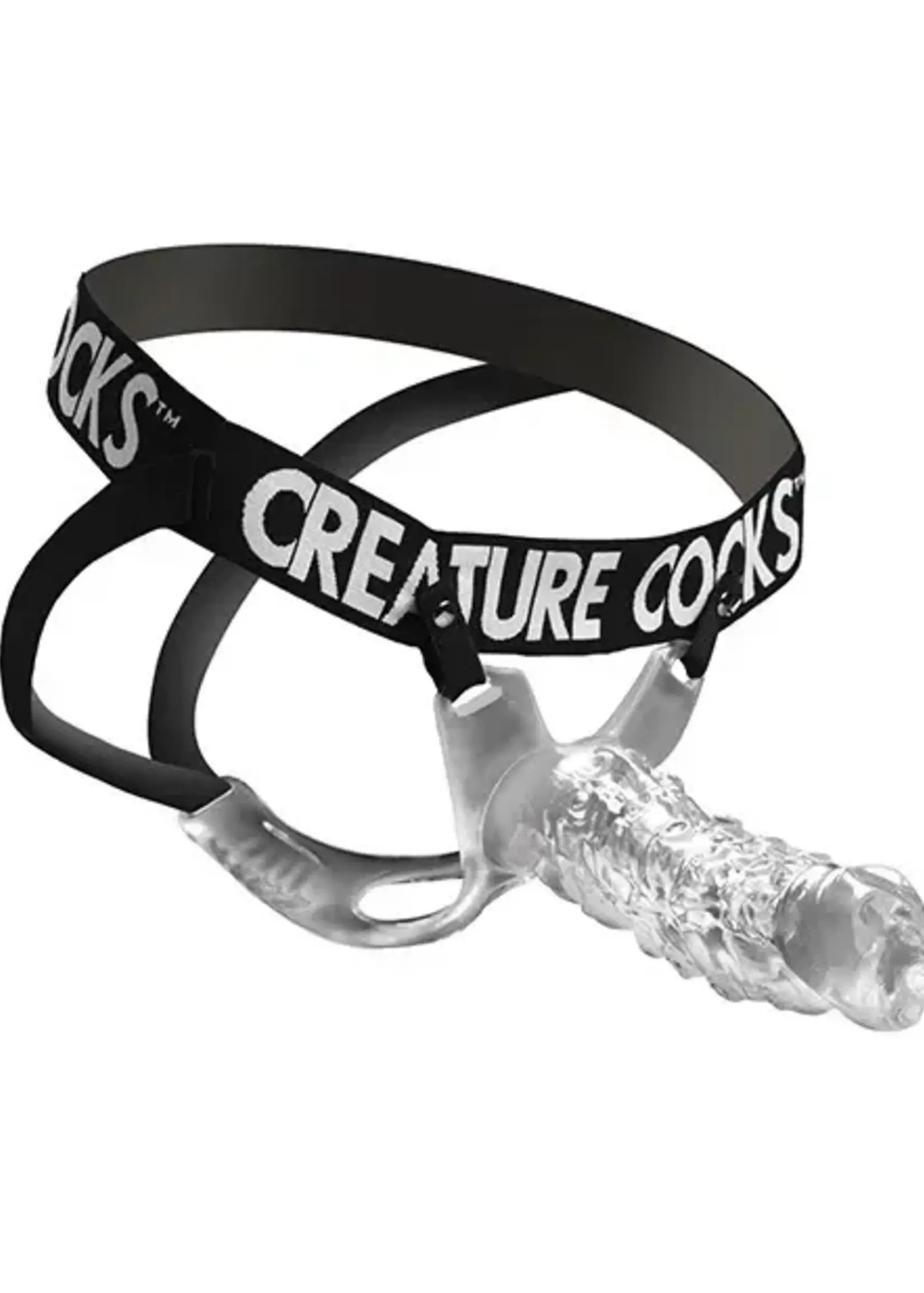 XR Brands Creature Cocks Creature Cocks King Kraken Hollow Strap-On w/Harness