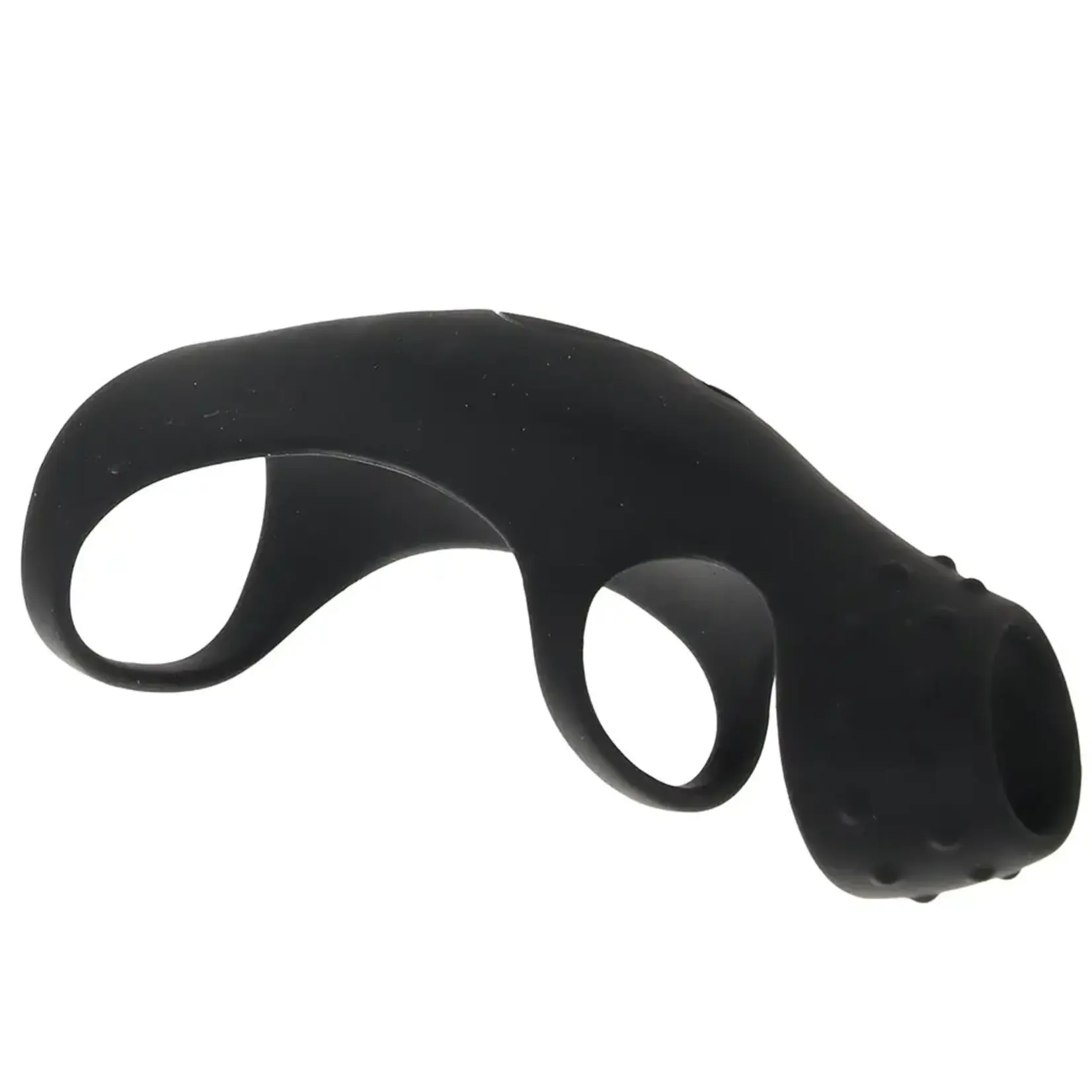 Curve Toys Jock Enhancers Rush Vibrating Penis Sleeve C-Ring W/ Remote
