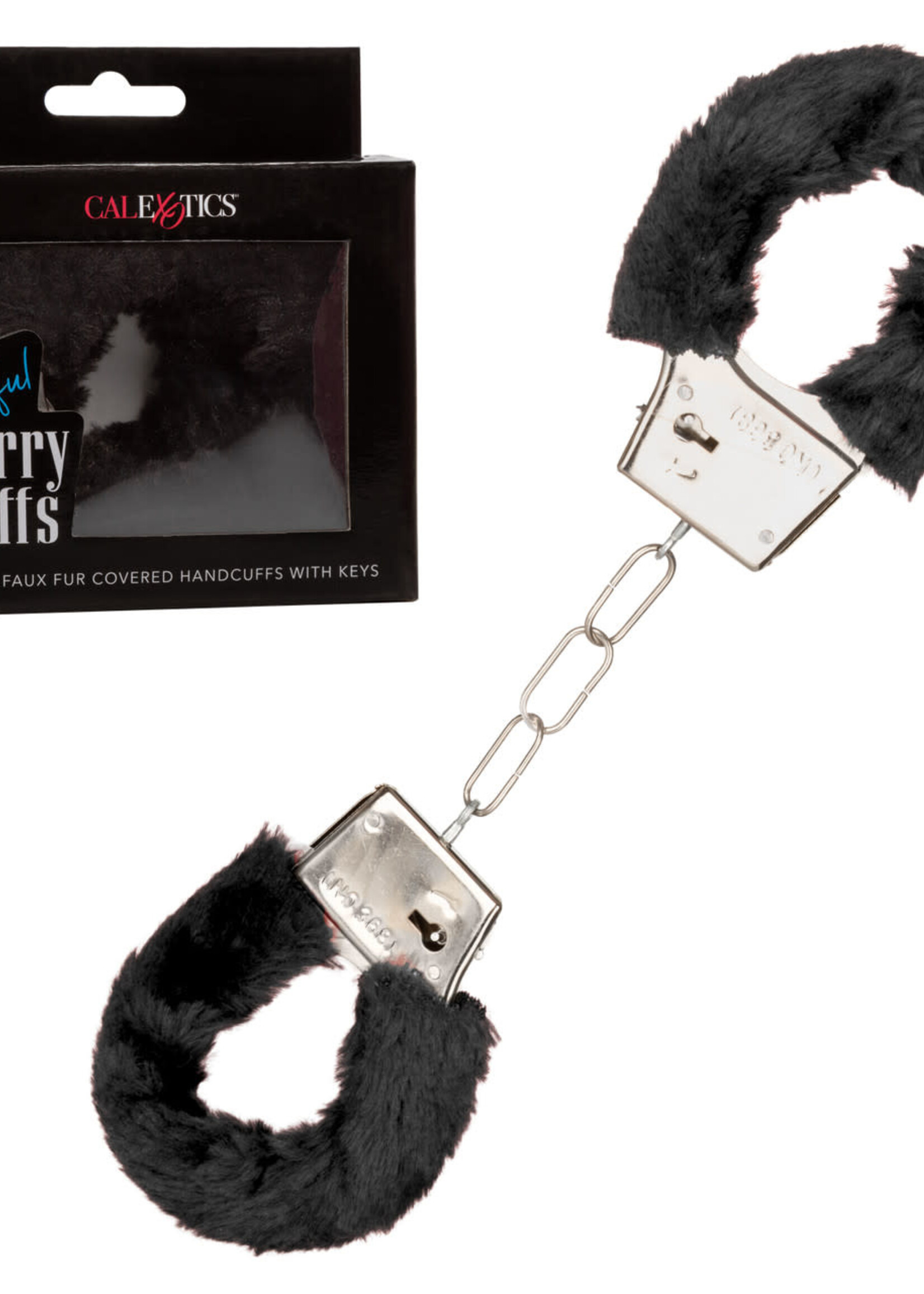 Calexotics Playful Furry Cuffs - Black