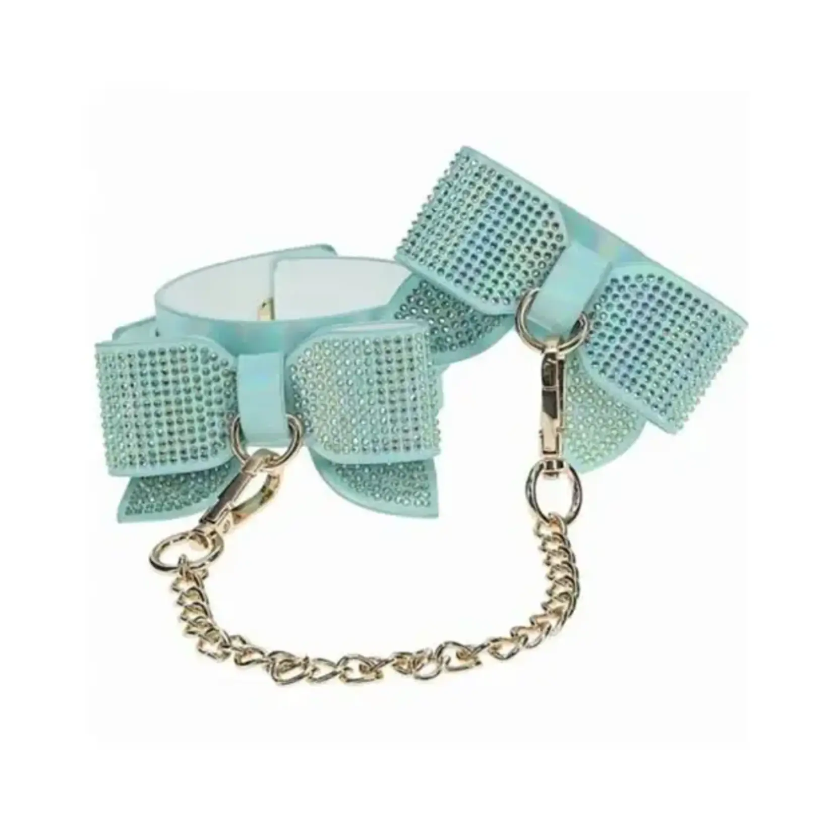Shots Ouch! Ouch! Paris Collection Leg Cuffs - Blue