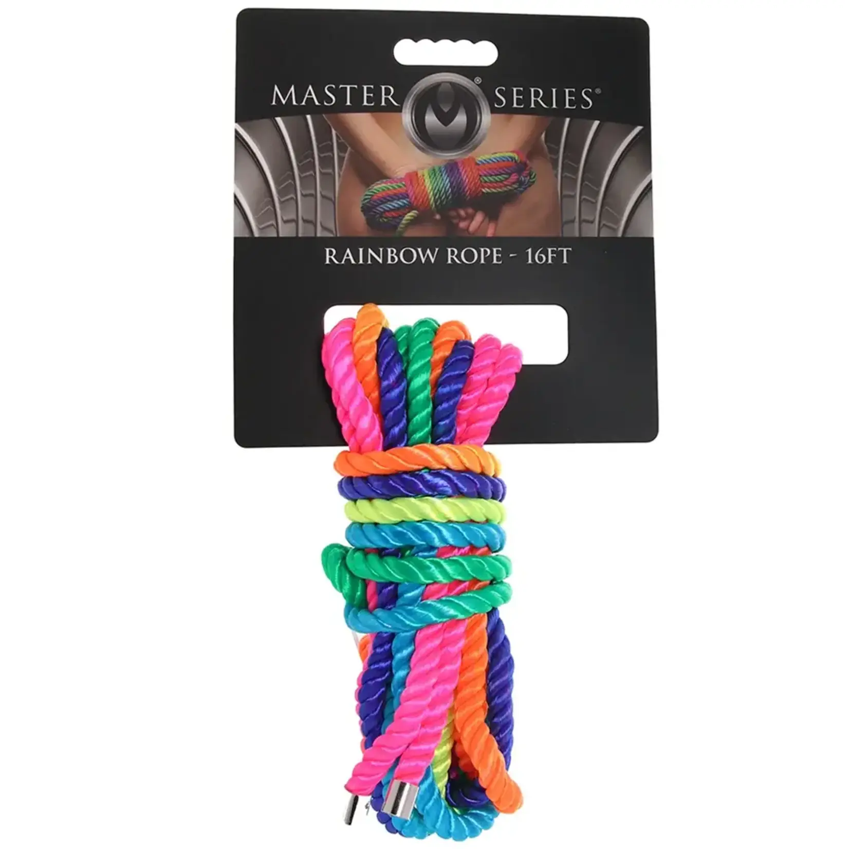 XR Brands Master Series Master Series Rainbow Rope 16Ft