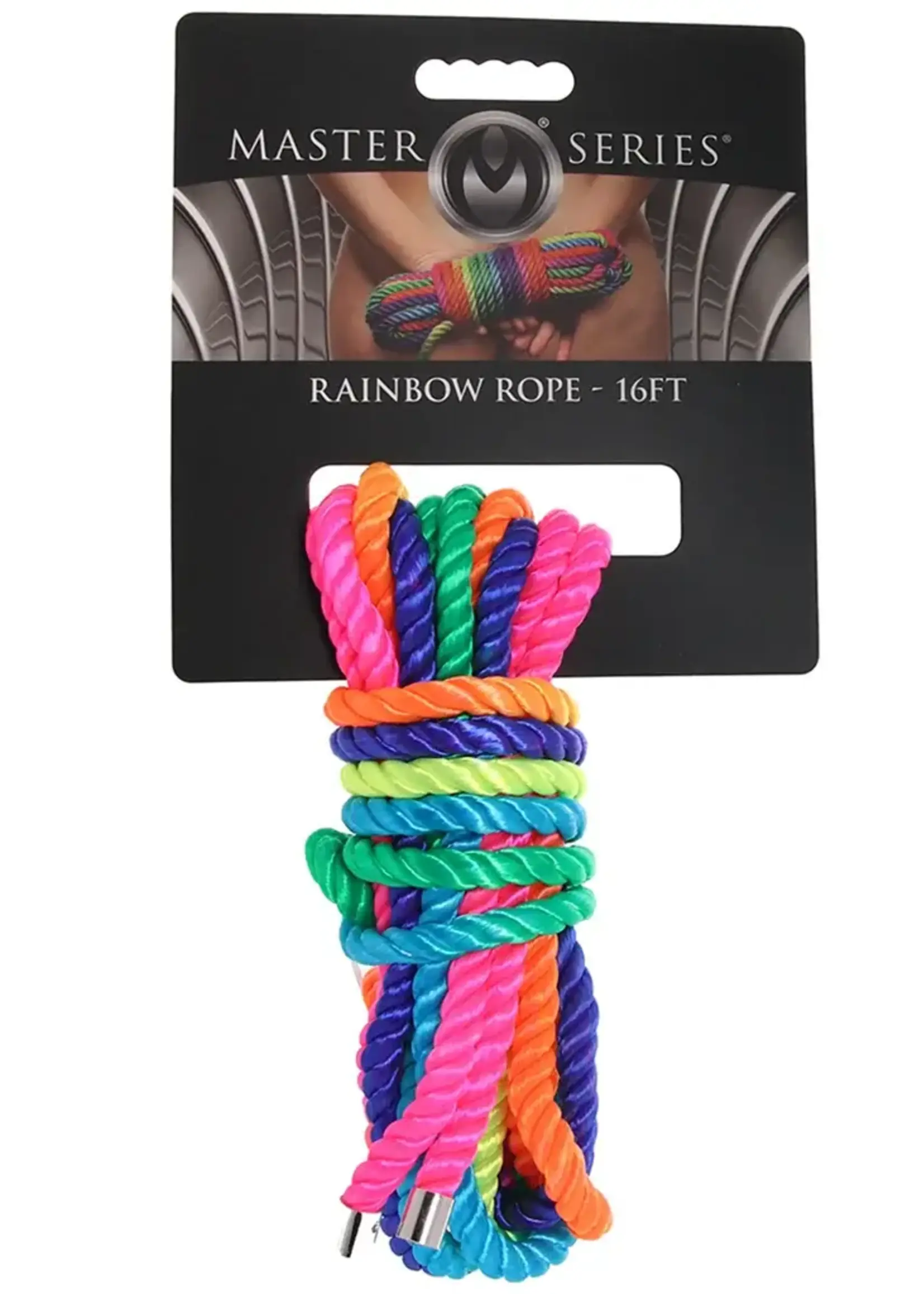 XR Brands Master Series Master Series Rainbow Rope 16Ft
