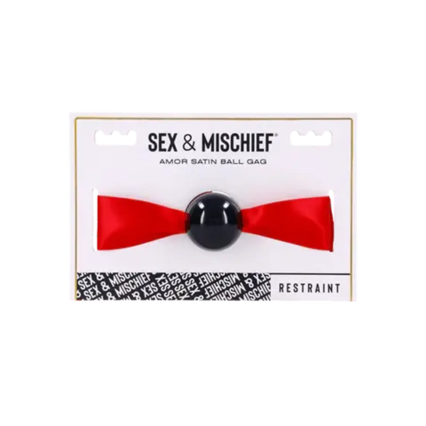 Sportsheets S&M Amor Satin Ball Gag