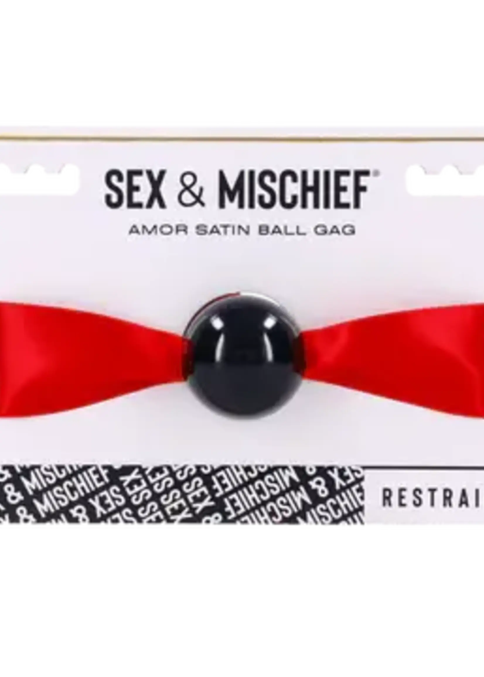 Sportsheets S&M Amor Satin Ball Gag