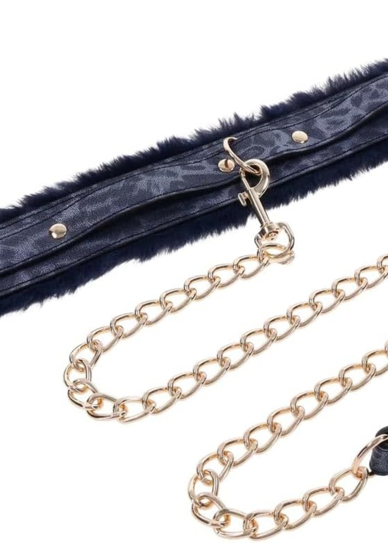 Sportsheets Cougar Fur Collar and Leash
