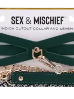 Sportsheets Indica Cutout Collar And Leash