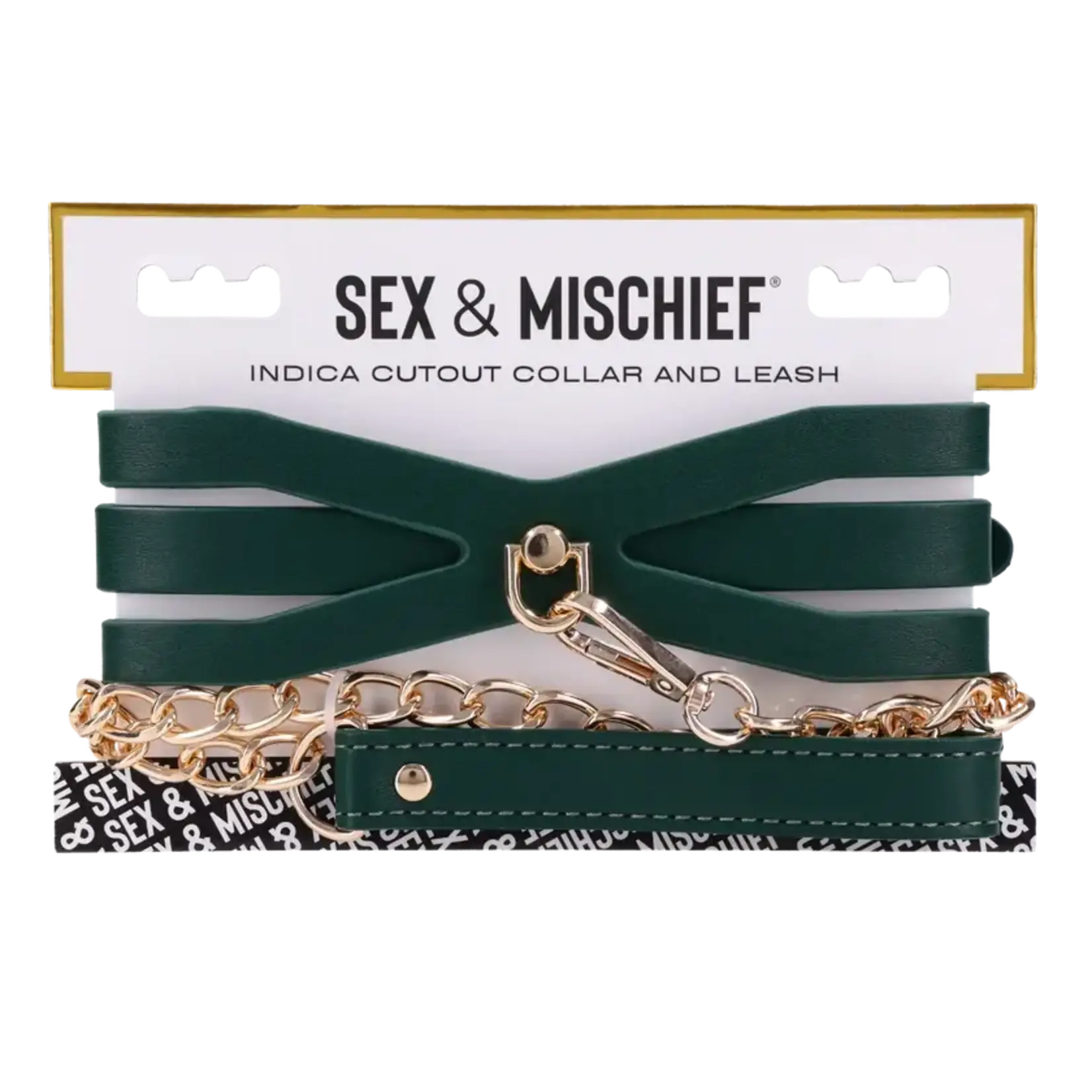 Sportsheets Indica Cutout Collar And Leash