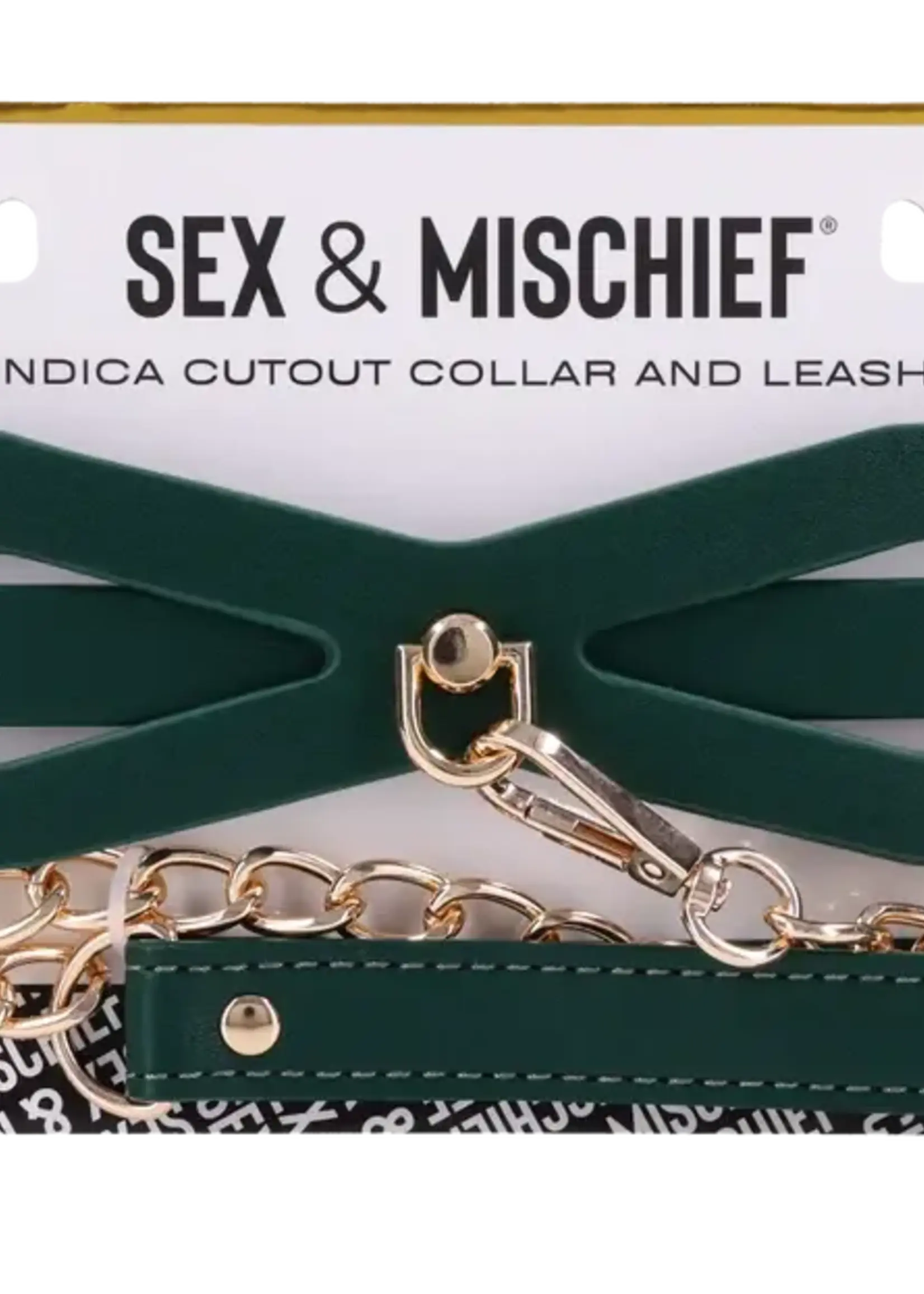Sportsheets Indica Cutout Collar And Leash
