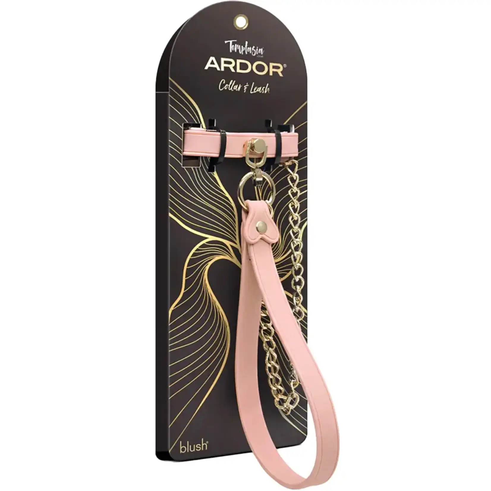 Blush Temptasia Ardor Collar & Leash Pink