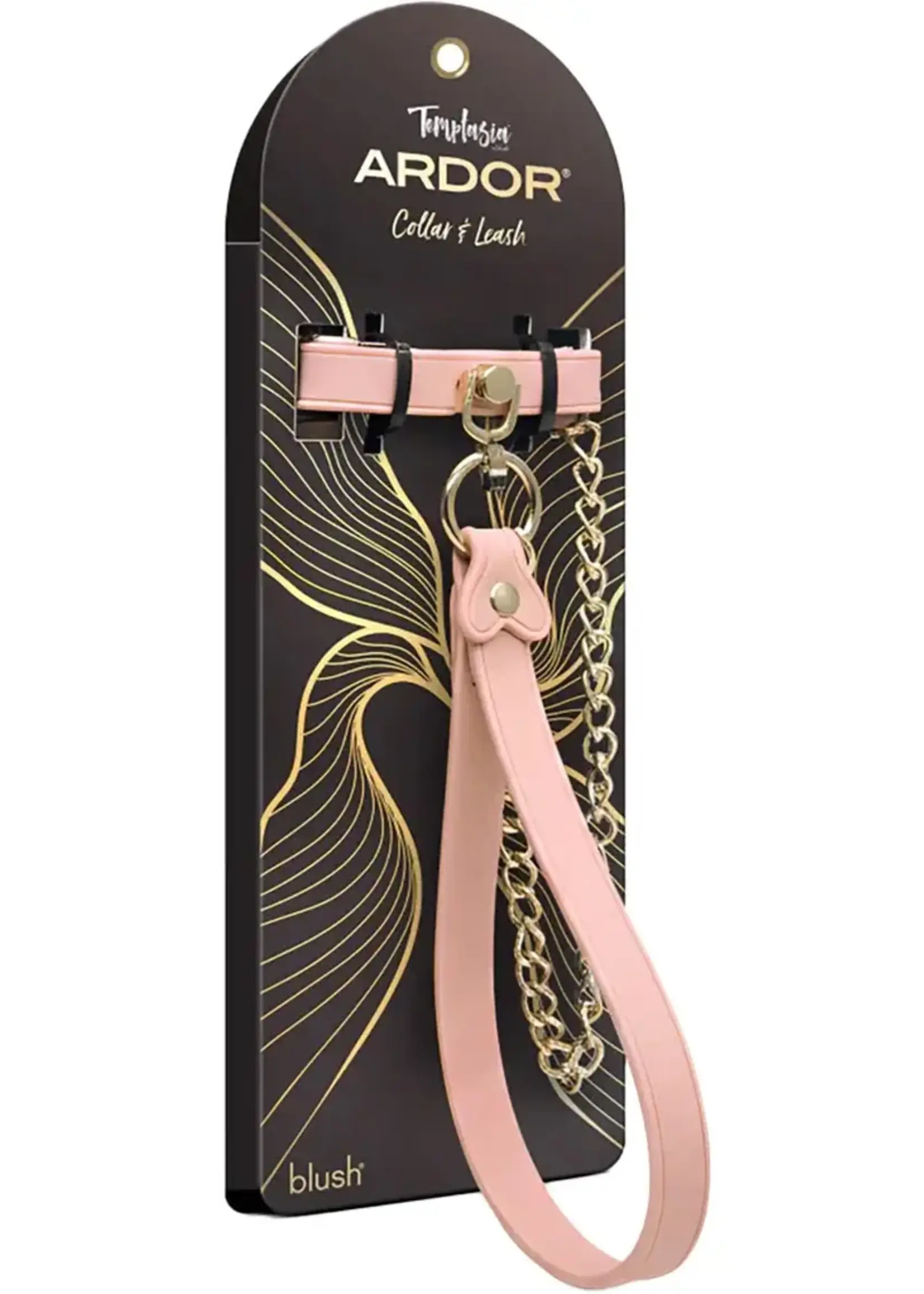 Blush Temptasia Ardor Collar & Leash Pink