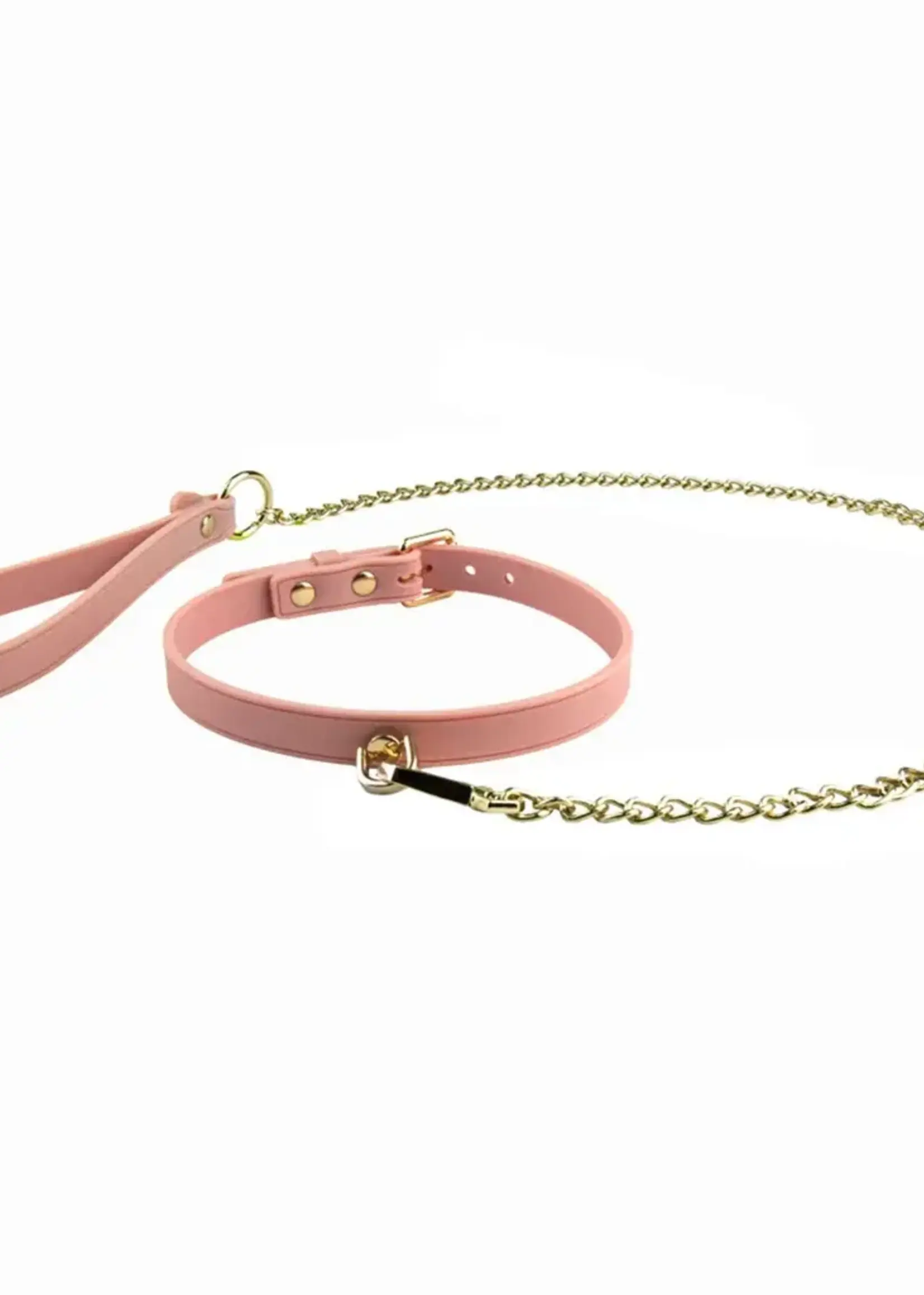 Blush Temptasia Ardor Collar & Leash Pink
