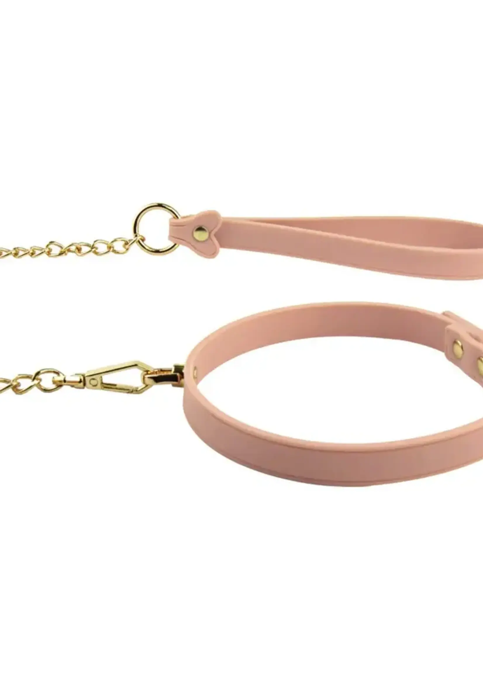 Blush Temptasia Ardor Collar & Leash Pink