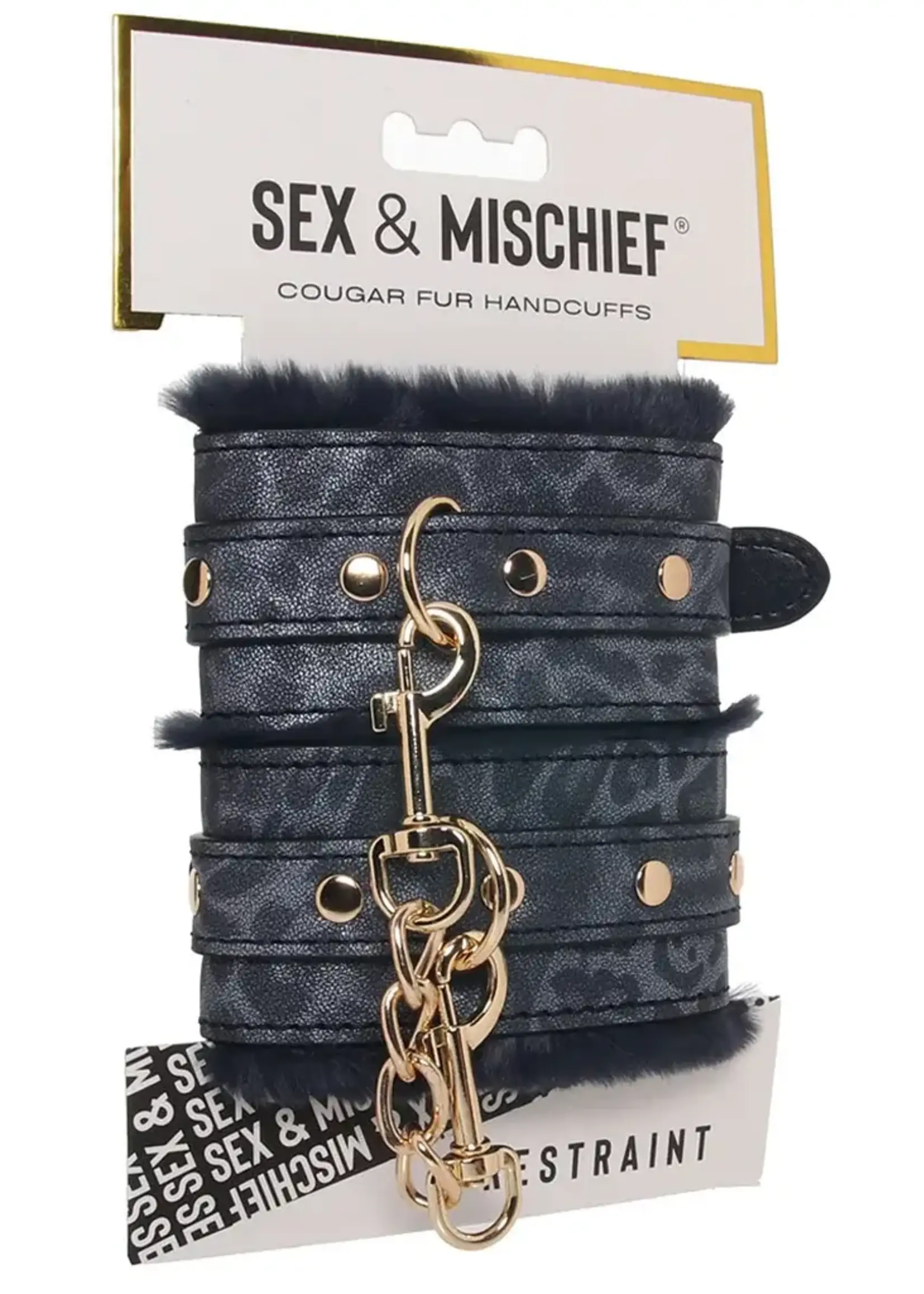 Sportsheets Cougar Fur Handcuffs