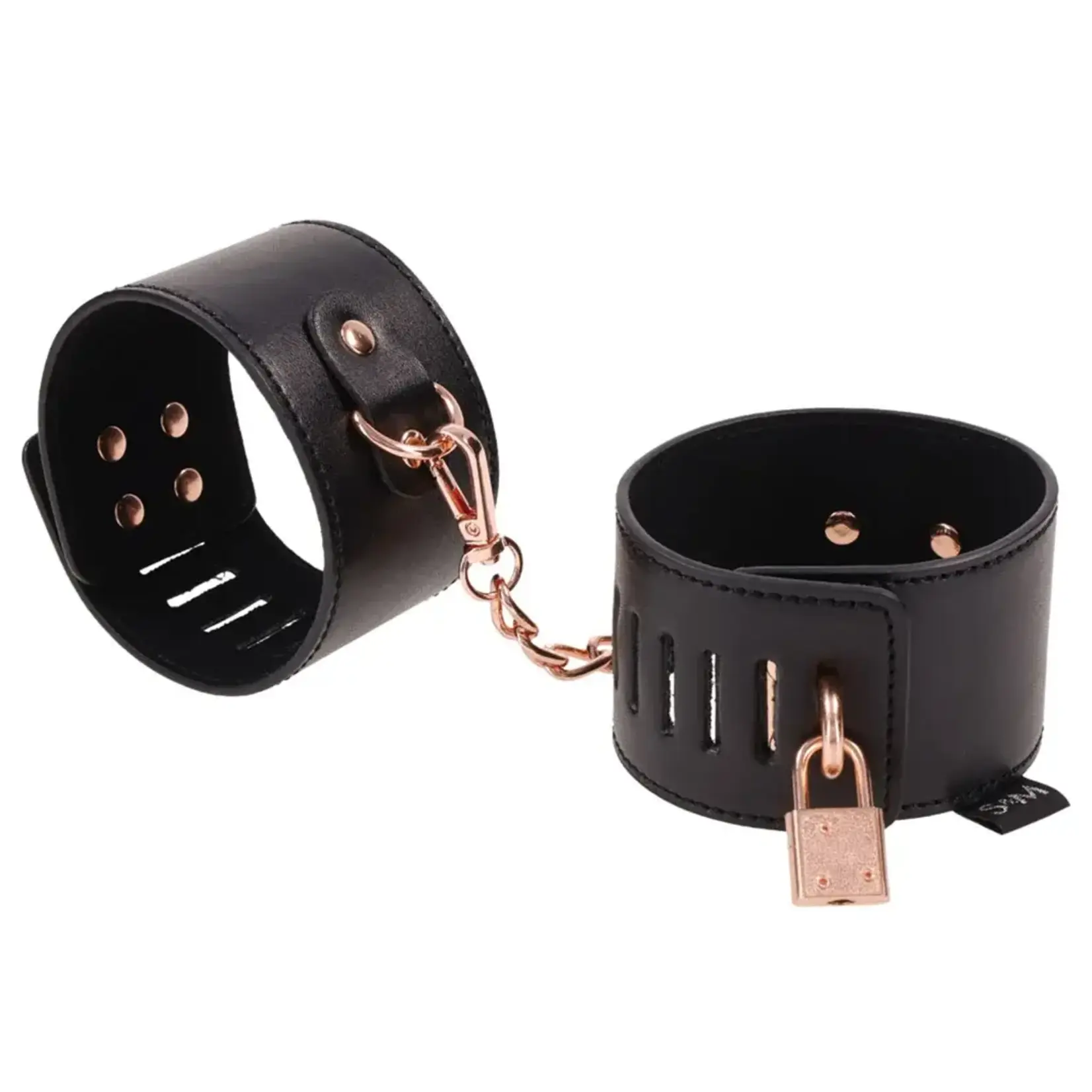 Sportsheets Brat Locking Cuffs - Black