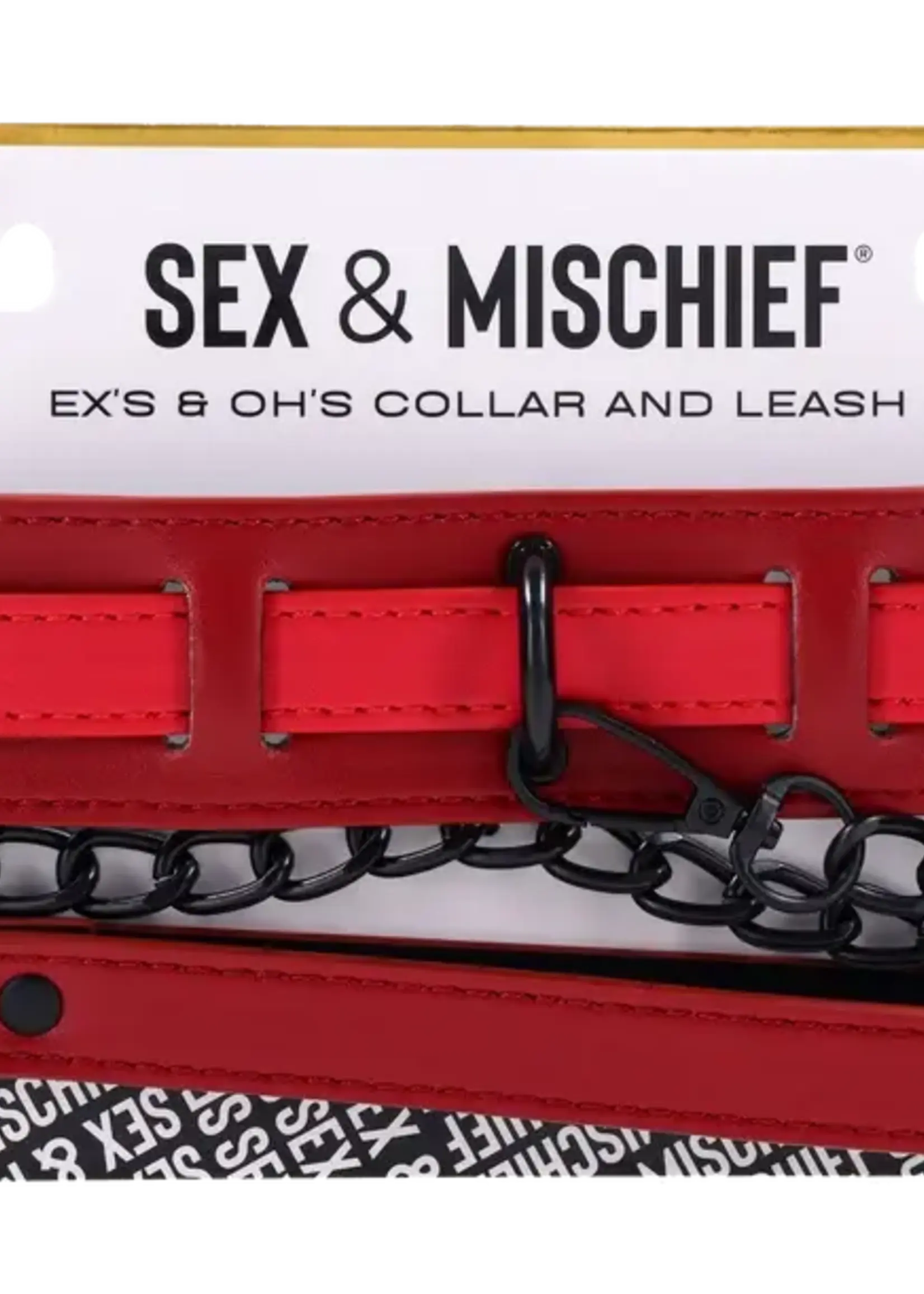 Sportsheets Ex's & Oh's Collar And Leash