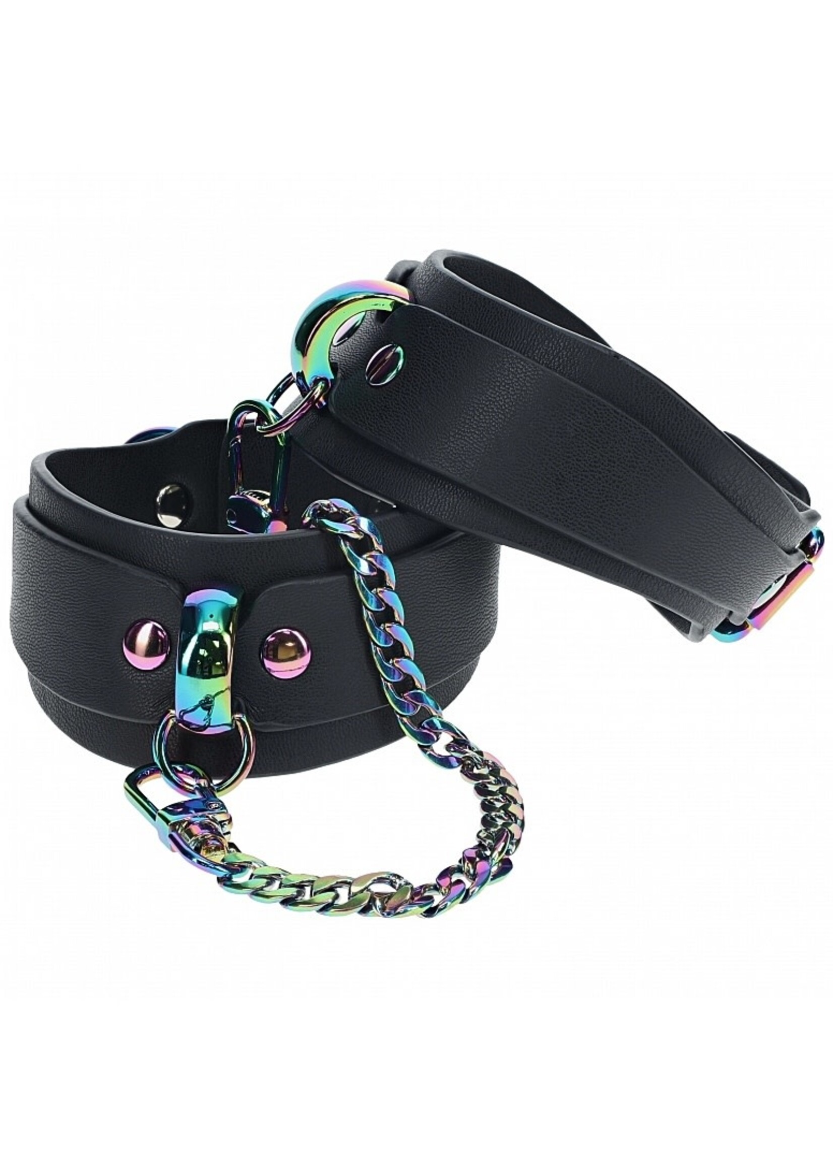 Shots Ouch! Ouch! Venice Collection Leg Cuffs - Black