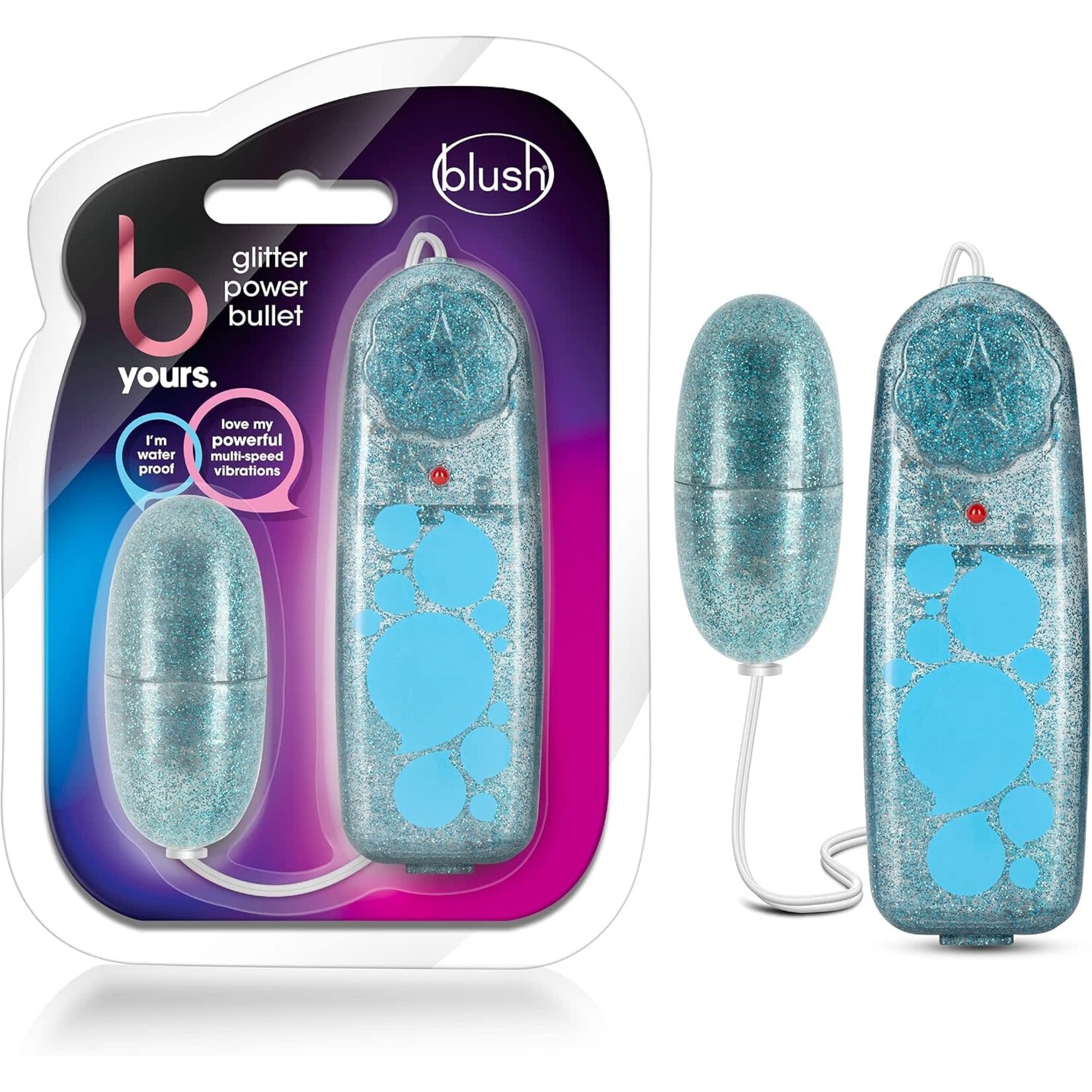Blush Novelties B Yours - Glitter Power Bullet