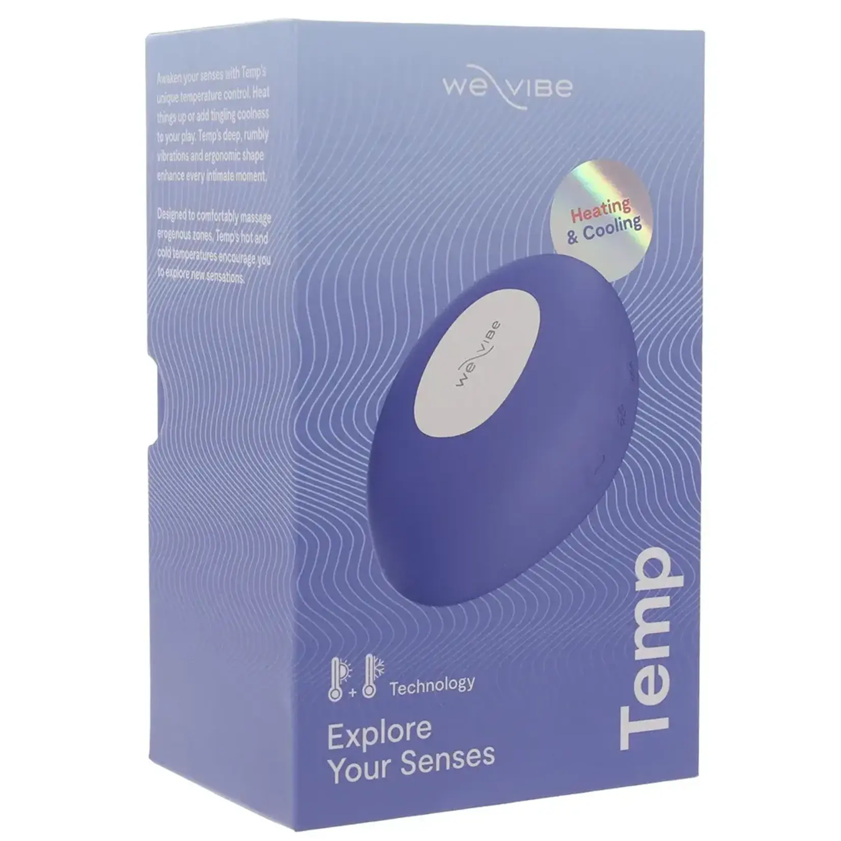 We-Vibe We-Vibe Temp Heating and Cooling Rechargeable Silicone Lay-on Vibrator