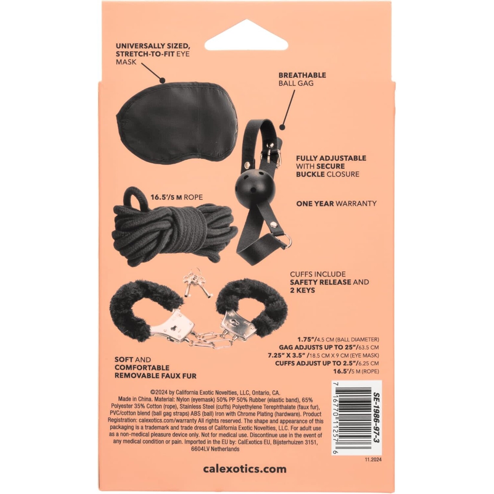 Calexotics Pleasure Kits Explorer Collection - Black