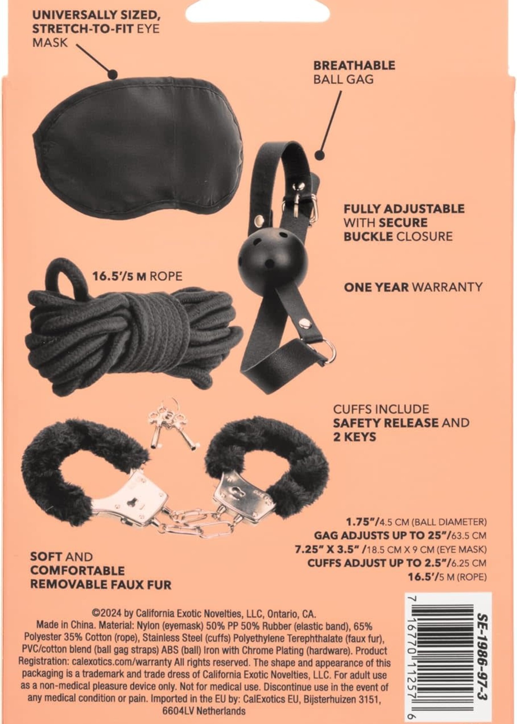 Calexotics Pleasure Kits Explorer Collection - Black